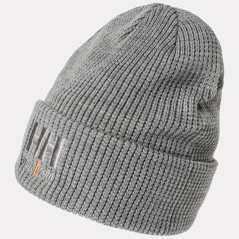 Bonnet à revers Classic Logo gris mélangé - HELLY HANSEN - 79882_930