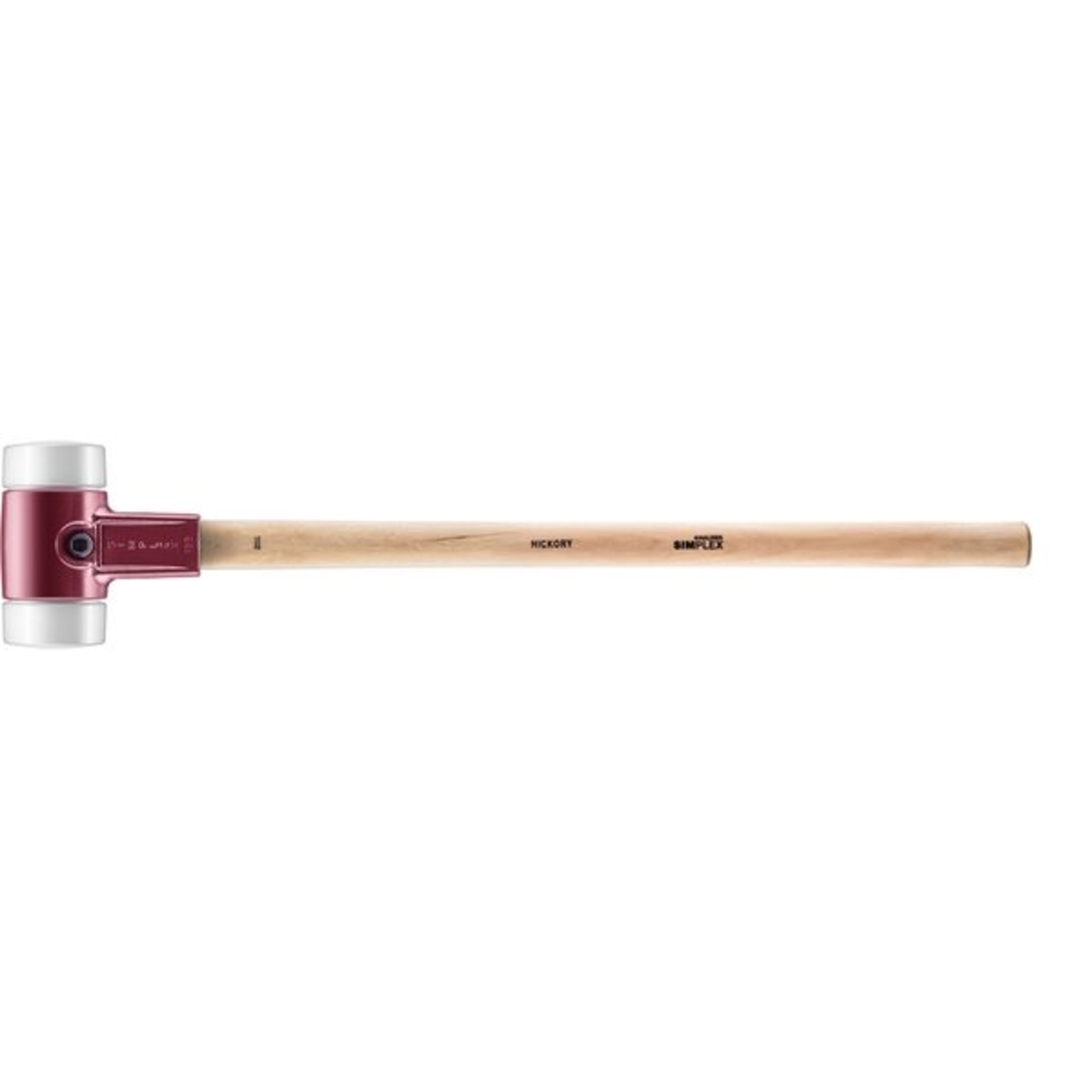 Marteau SIMPLEX fonte malléable manche hickory diam 100 1 000 mm superplastique - HALDER - 3007.100