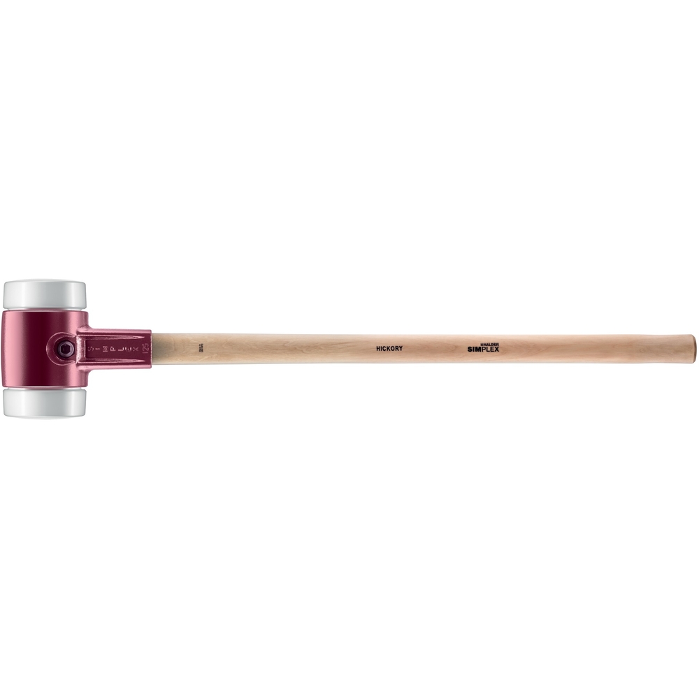 Marteau de frappeur SIMPLEX avec boîtier en fonte malléable et manche en hickory diam 125 - HALDER - 3007.125