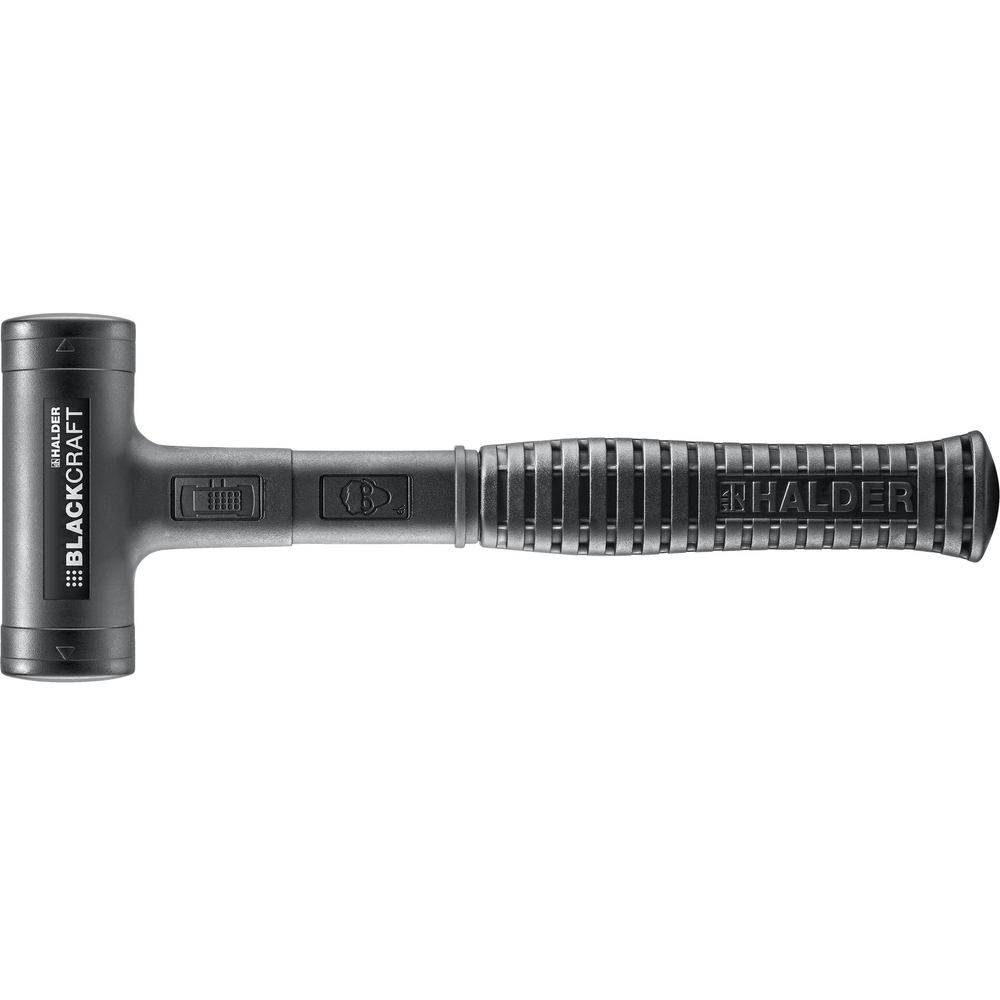 Maillet BLACKCRAFT manche en tube d'acier anti-dérapant et incassable diam 40 - HALDER - 3379.040