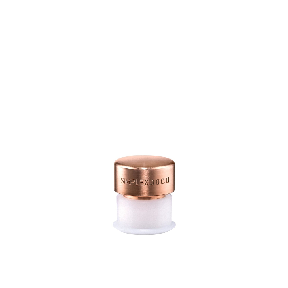 Embout SIMPLEX avec douille plastique dur diam 30 cuivre - HALDER - 3804.030