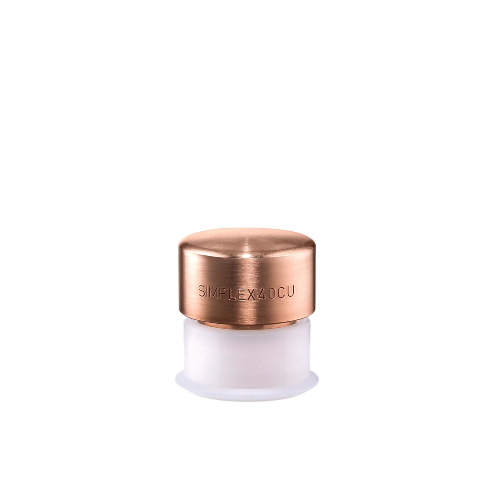 Embout SIMPLEX avec douille plastique dur diam 40 cuivre - HALDER - 3804.040