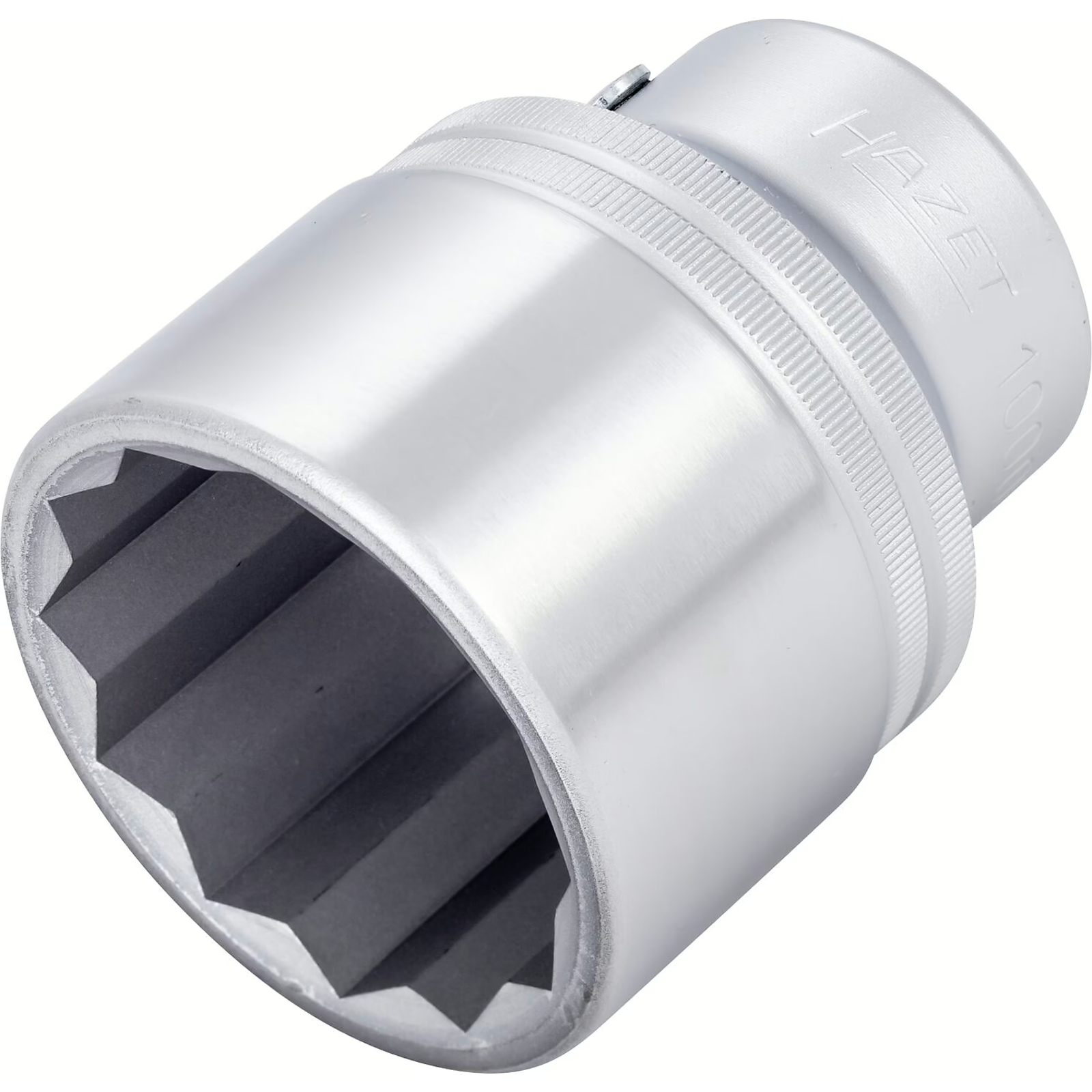 Douille carré creux 3/4 pouce 20 mm profil 12 pans taille 46 mm avec moletage et tige de déblocage HAZET - 1000Z-46