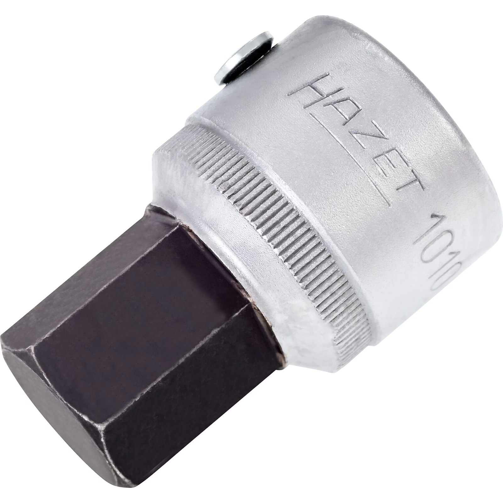 Douille mâle carré creux 3/4 pouce 22 mm profil six pans intérieurs avec tige débloquage goupille HAZET - 1010-22
