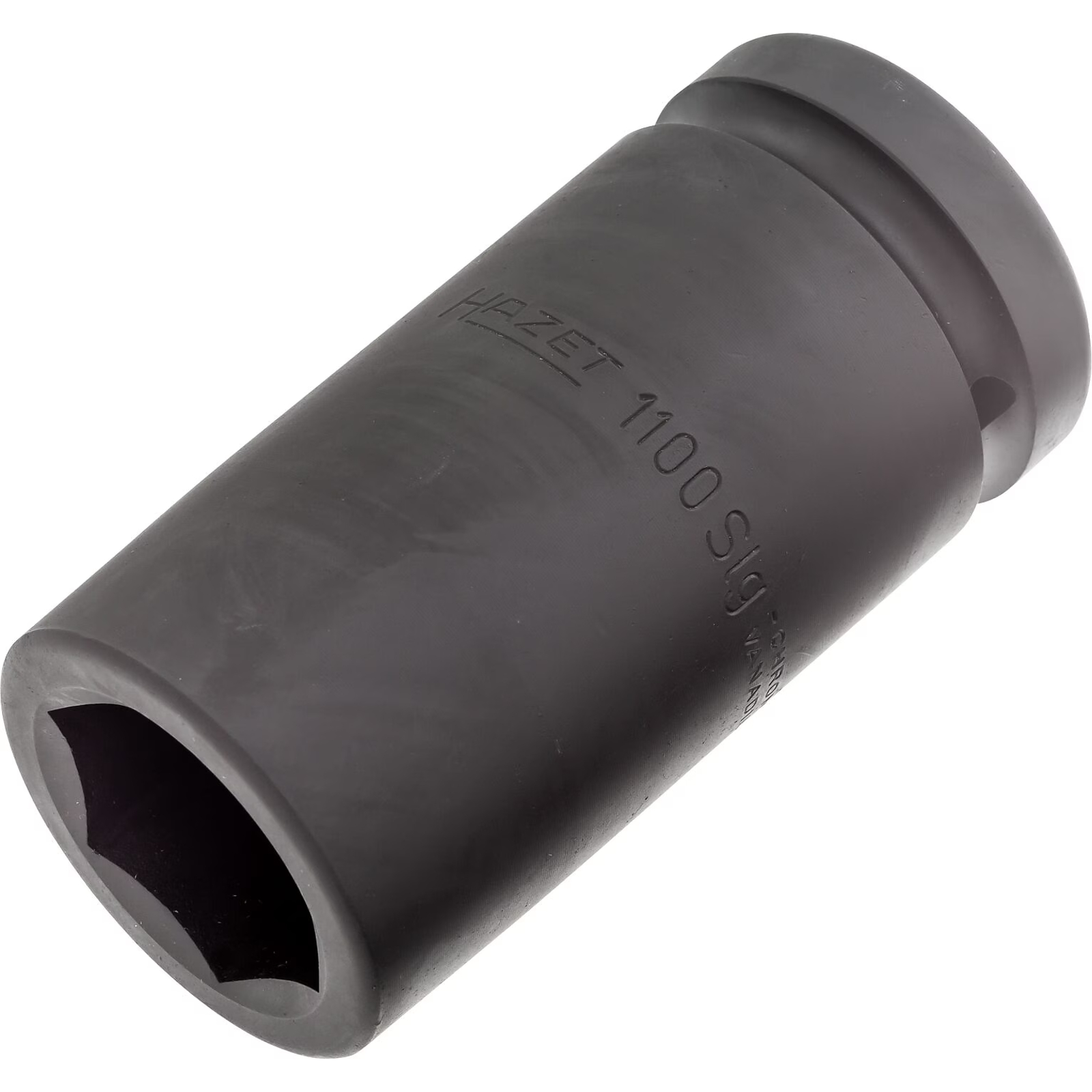 Douille à chocs forme longue carré creux 1 pouce 33 mm profil 6 pans HAZET - 1100SLG-33