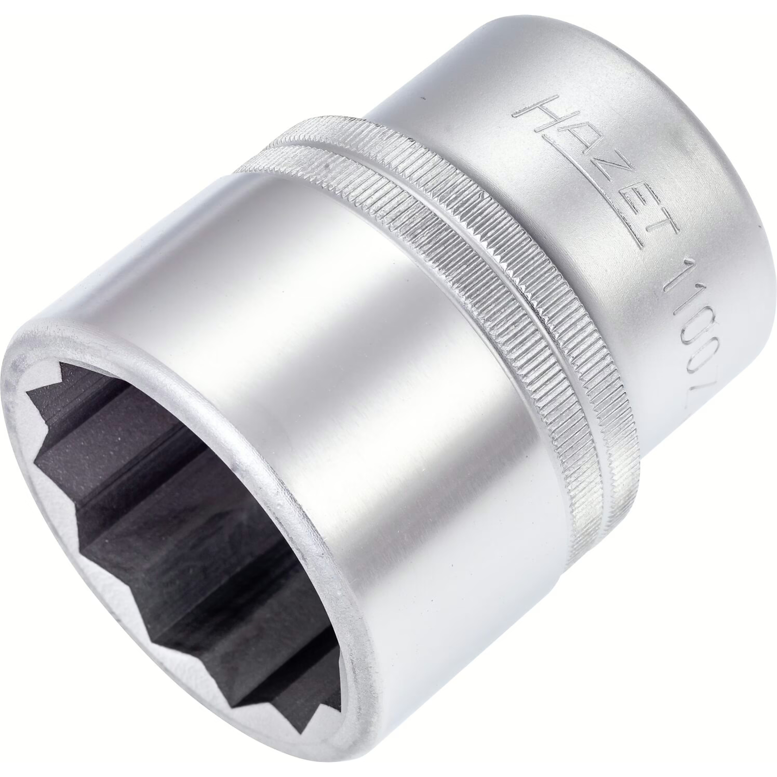 Douille carré creux 1 pouce 12 pans 41 mm avec moletage HAZET - 1100Z-41