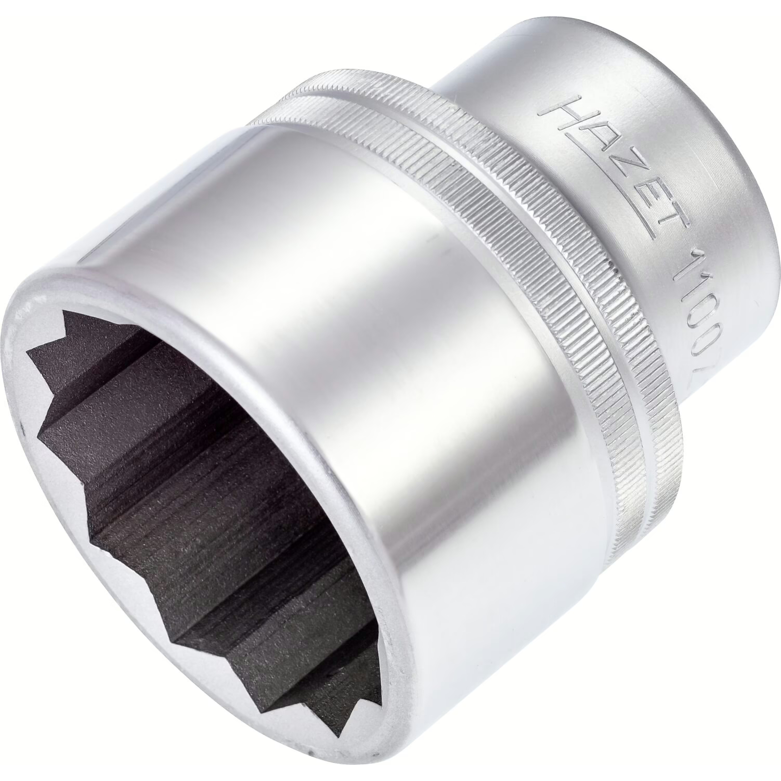 Douille carré creux 1 pouce 12 pans 50 mm avec tige débloquage goupille HAZET - 1100Z-50