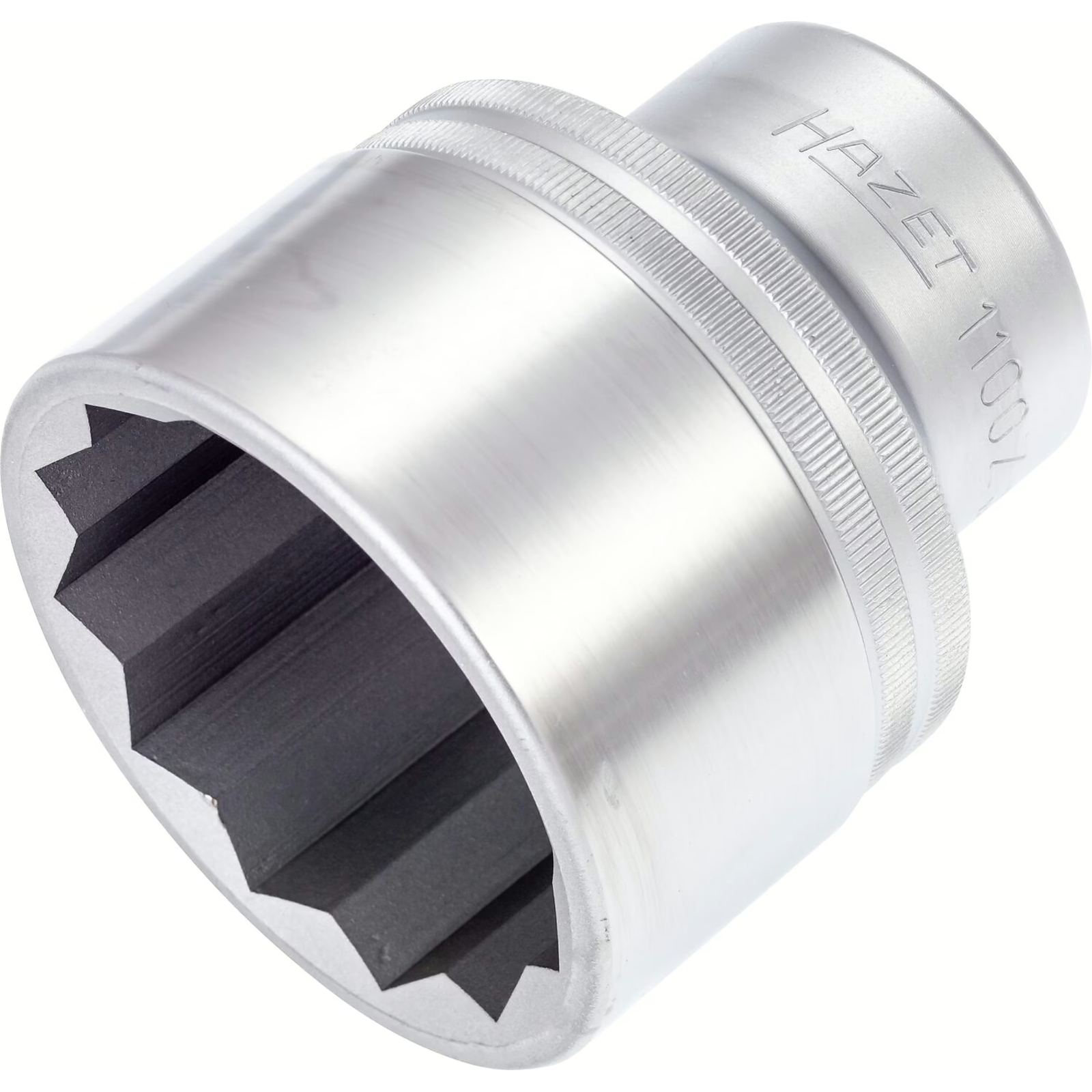 Douille carré creux 1 pouce 12 pans 55 mm avec tige débloque-goupille HAZET - 1100Z-55