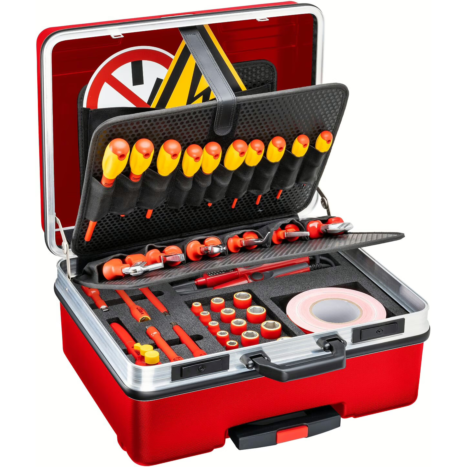 Jeu d'outils haute tension 52 pièces carré creux 3/8