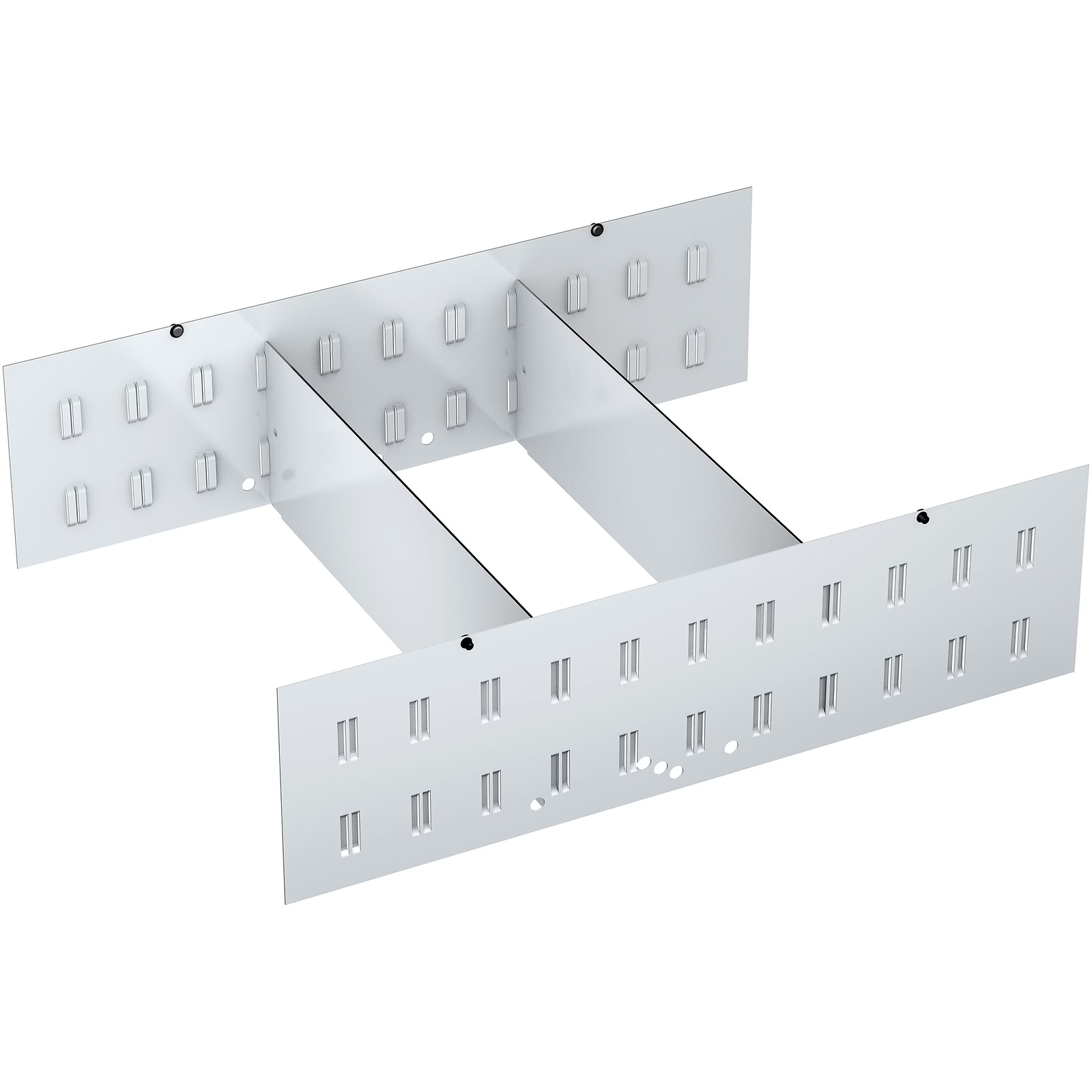 Jeu de tôles de séparation 4 pièces hauteur 118 mm pour tiroir haut HAZET - 161T-179N/4H
