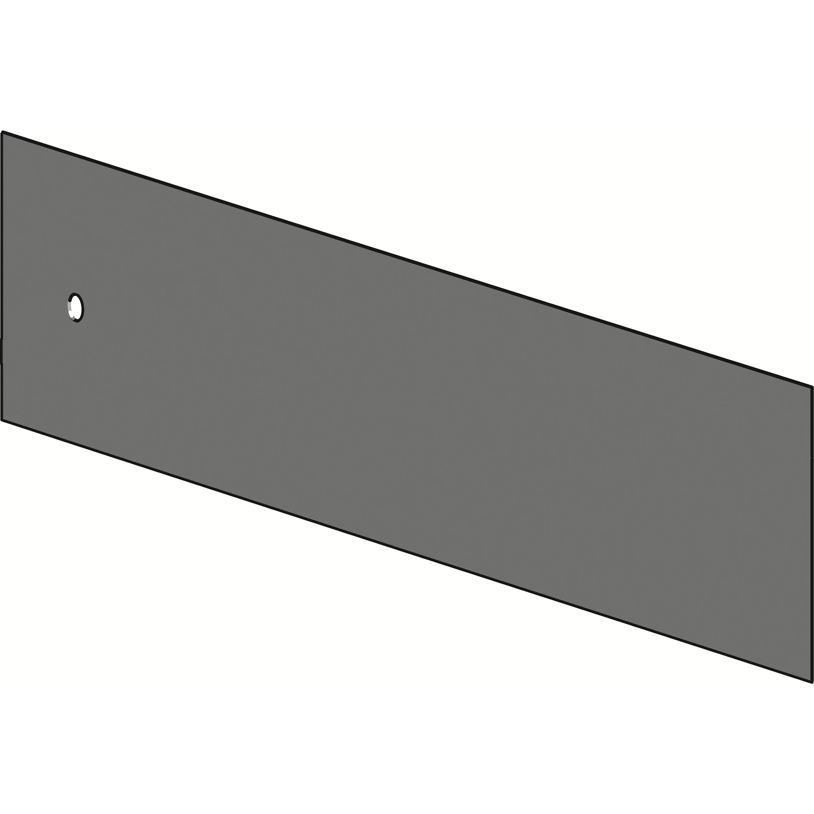 Tôles de séparation 5 pièces 347 x 120 mm pour tiroirs hauts HAZET - 161T-347X120/5