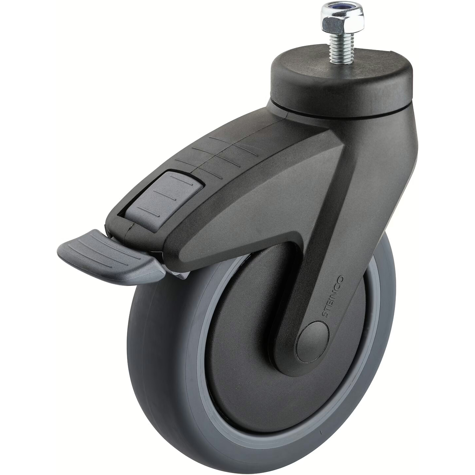 Galet pivotant 125 mm avec frein de blocage pour servantes d’atelier 162C-166C HAZET - 162C-011