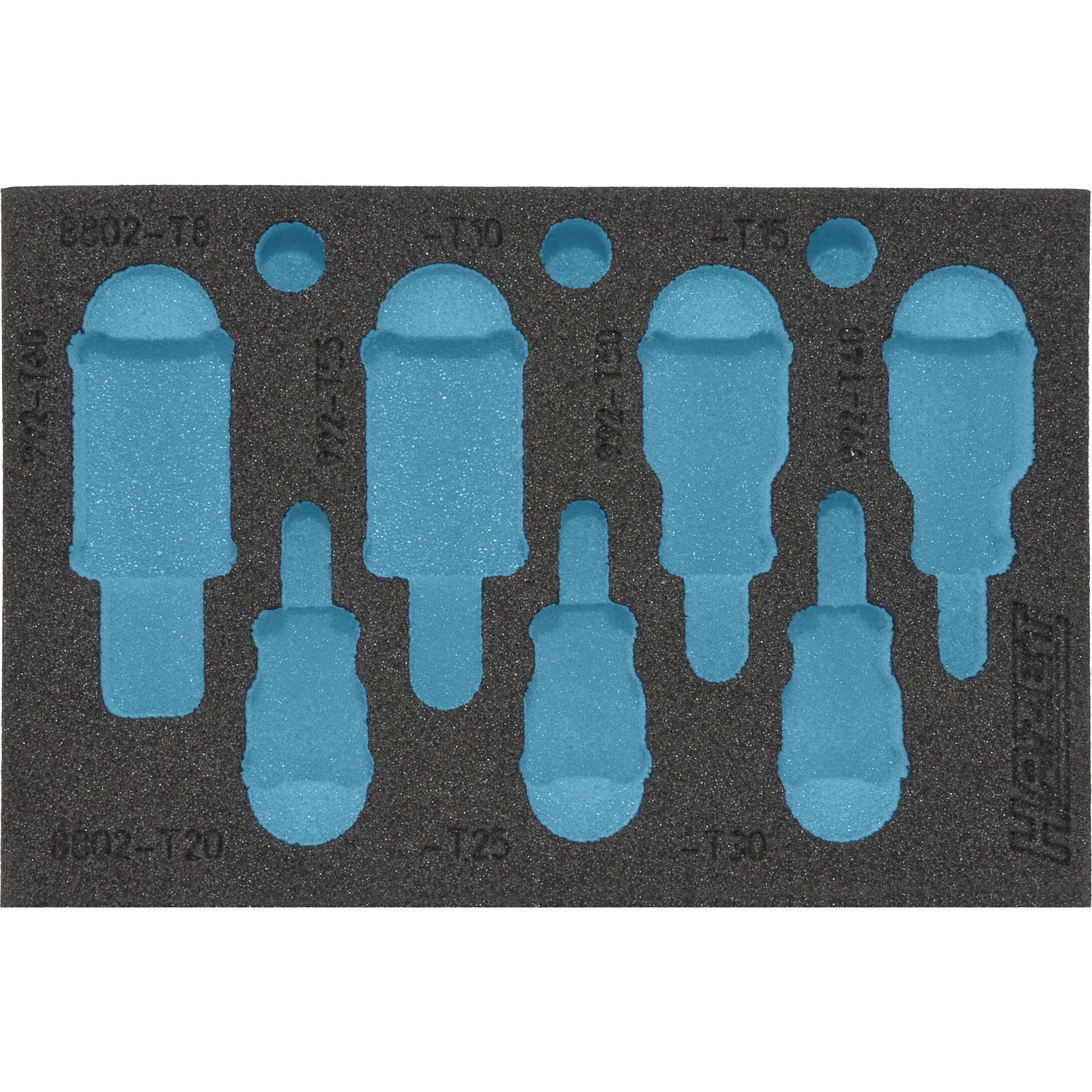 Garniture mousse souple bimatière 172 x 114 mm pour 1557/10 HAZET - 163-218L