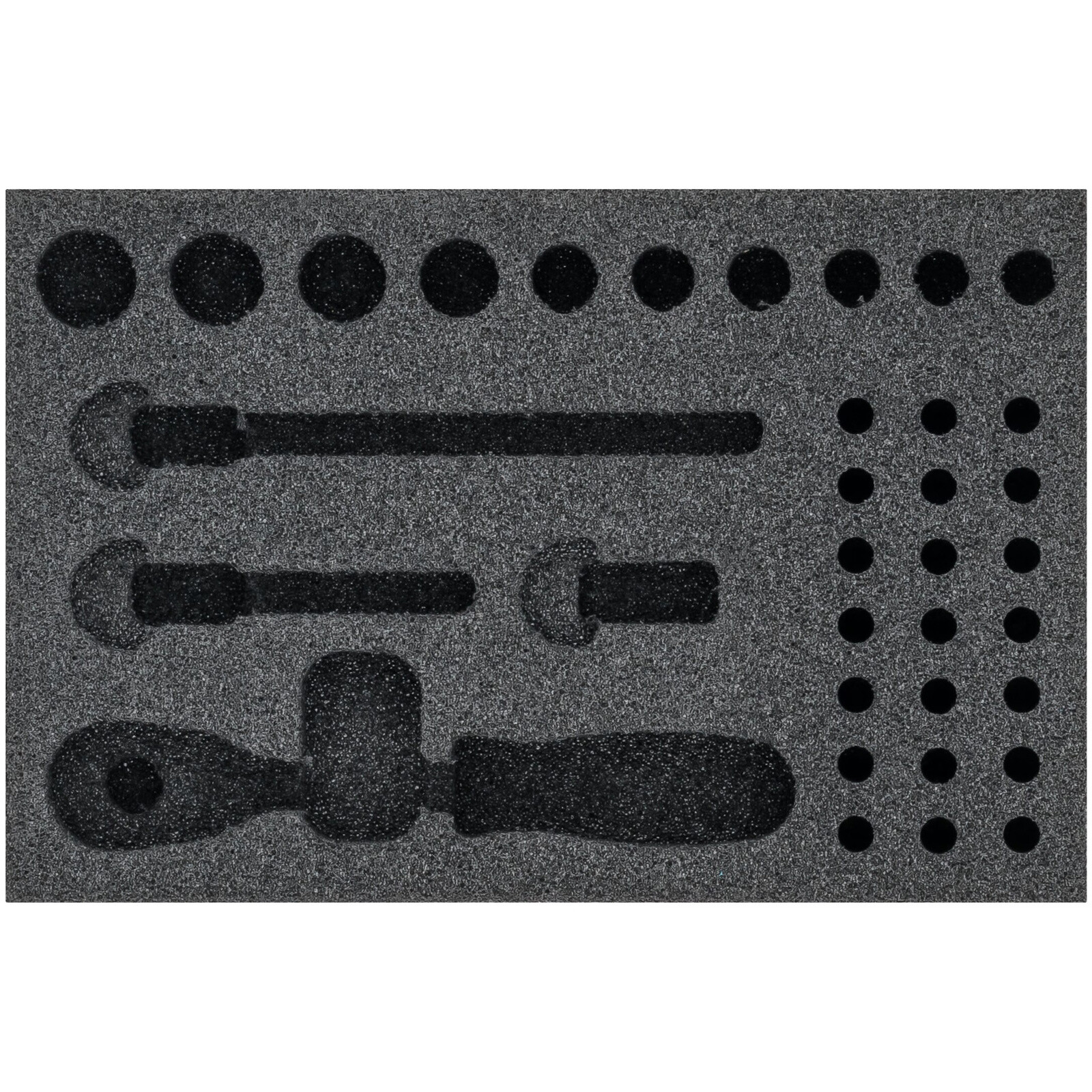 Garniture mousse souple bimatière 172 x 114 mm Safety-Insert-System vide HAZET - 163-253L