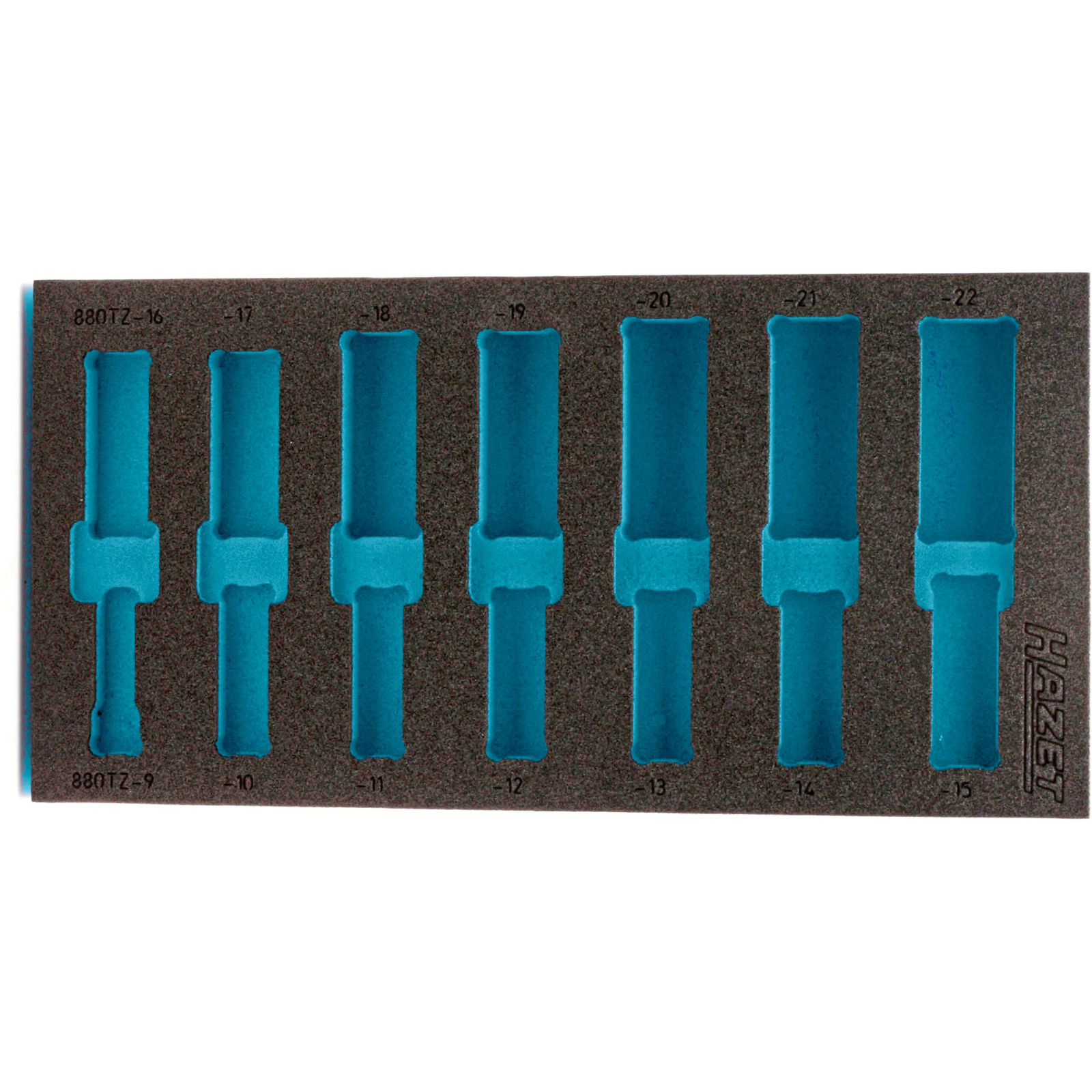 Garniture mousse souple bimatière 342 x 172 mm Safety-Insert-System vide HAZET - 163-259L