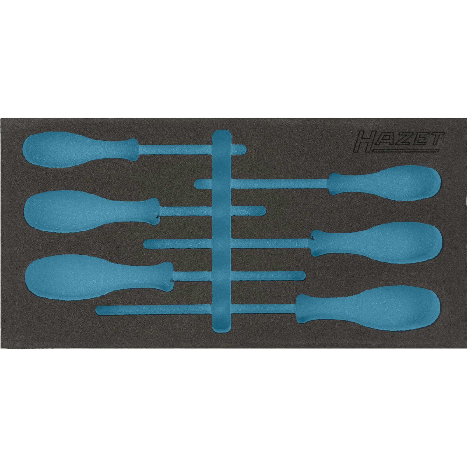Garniture mousse souple bimatière 342 x 172 mm vide pour 163-265/6 HAZET - 163-265L