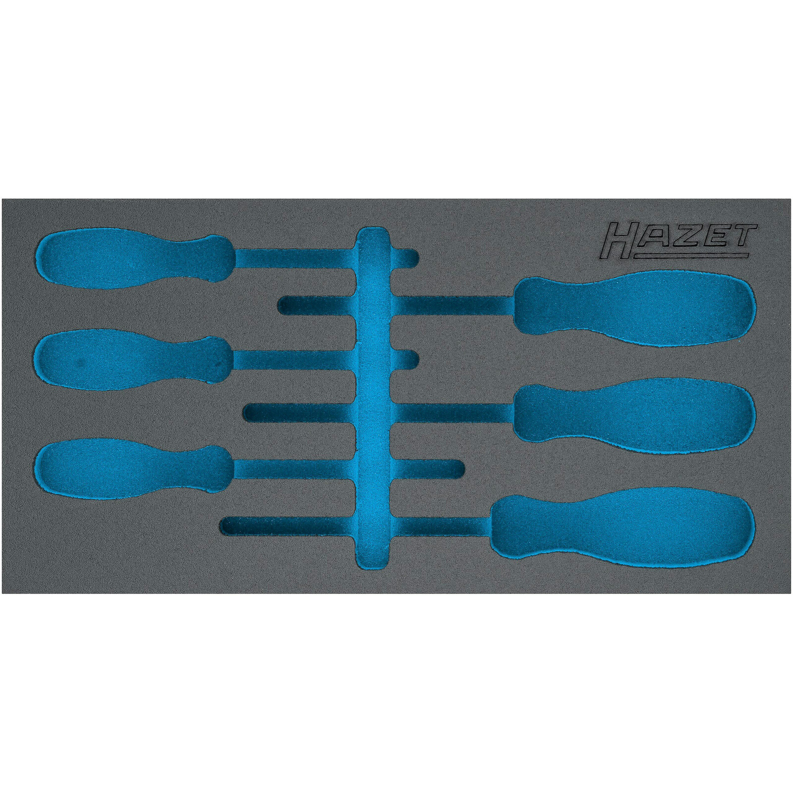 Garniture mousse souple bimatière 342 x 172 mm vide Safety-Insert-System HAZET - 163-266L