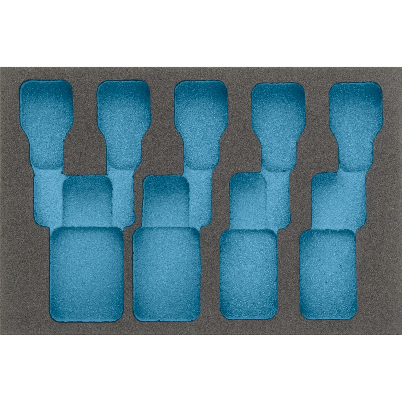 Garniture mousse souple bimatière 172 x 114 mm vide Safety-Insert-System HAZET - 163-270L