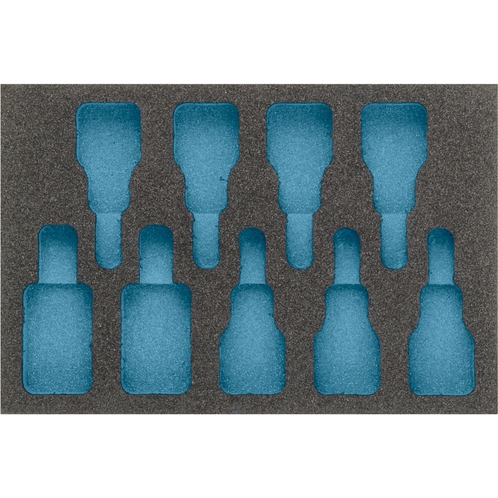 Garniture mousse souple bimatière 172 x 114 mm Safety-Insert-System vide HAZET - 163-271L