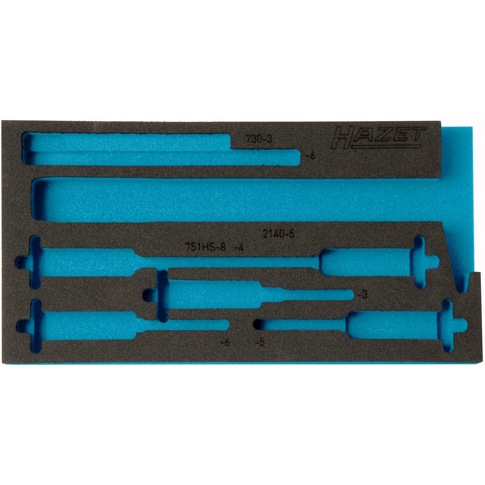 Garniture mousse souple bimatière 342 x 172 mm vide HAZET - 163-299L