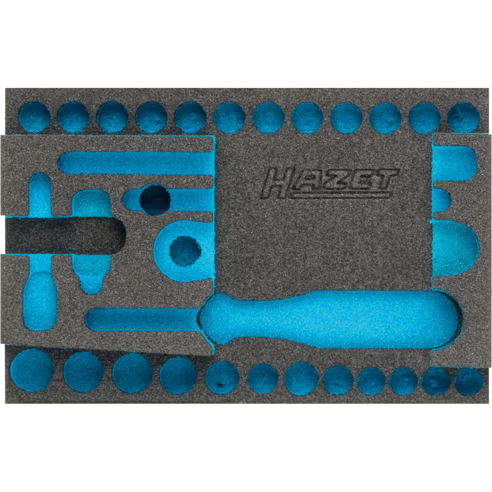 Garniture mousse souple bimatière 172 x 114 mm Safety-Insert-System vide HAZET - 163-337L