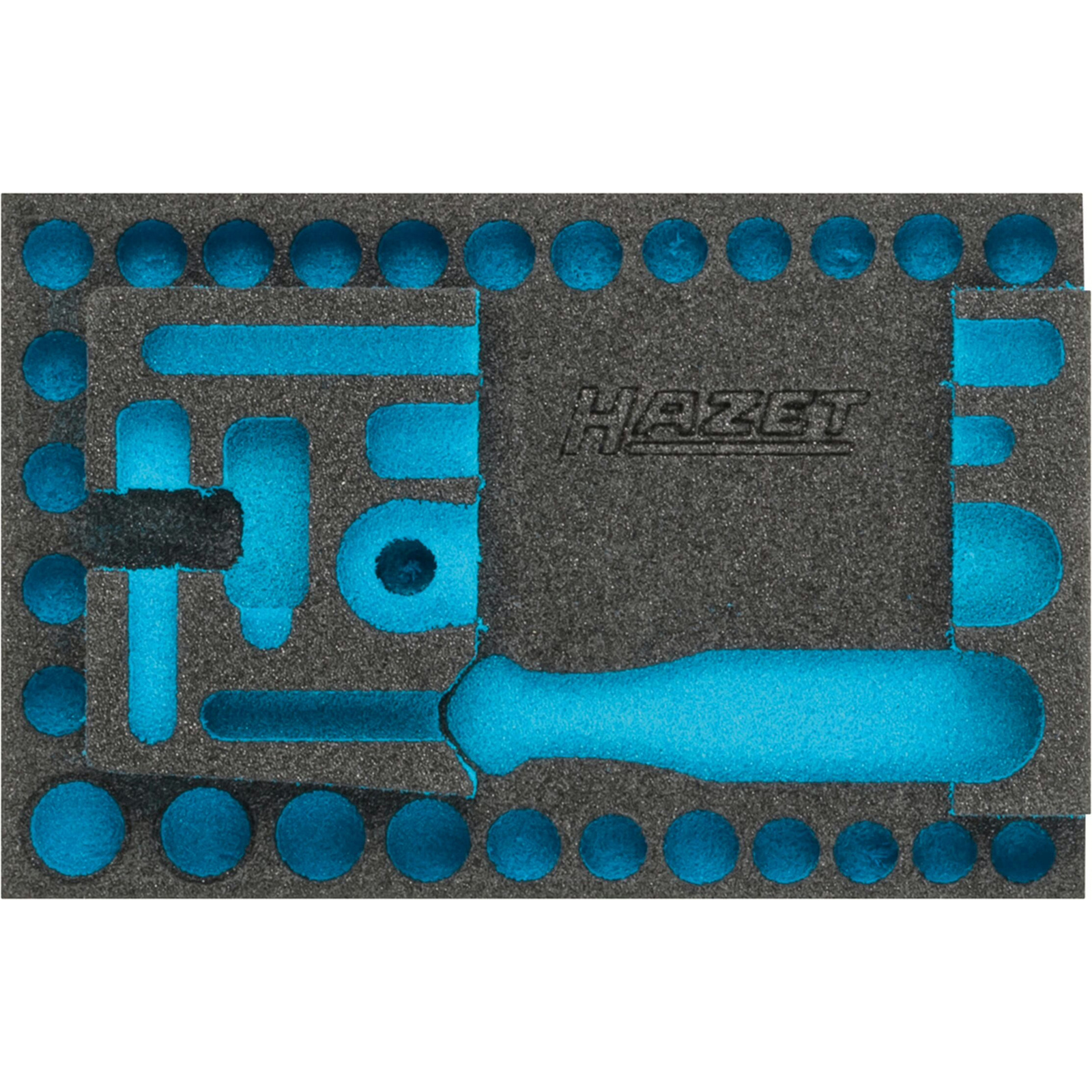Garniture mousse souple bimatière 172 x 114 mm vide Safety-Insert-System HAZET - 163-339L