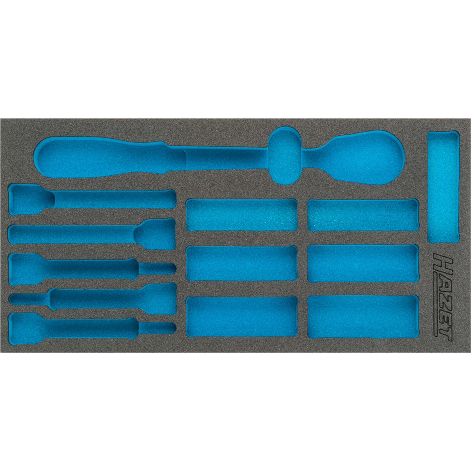 Garniture mousse souple bimatière 342 x 172 mm Safety-Insert-System vide HAZET - 163-340L
