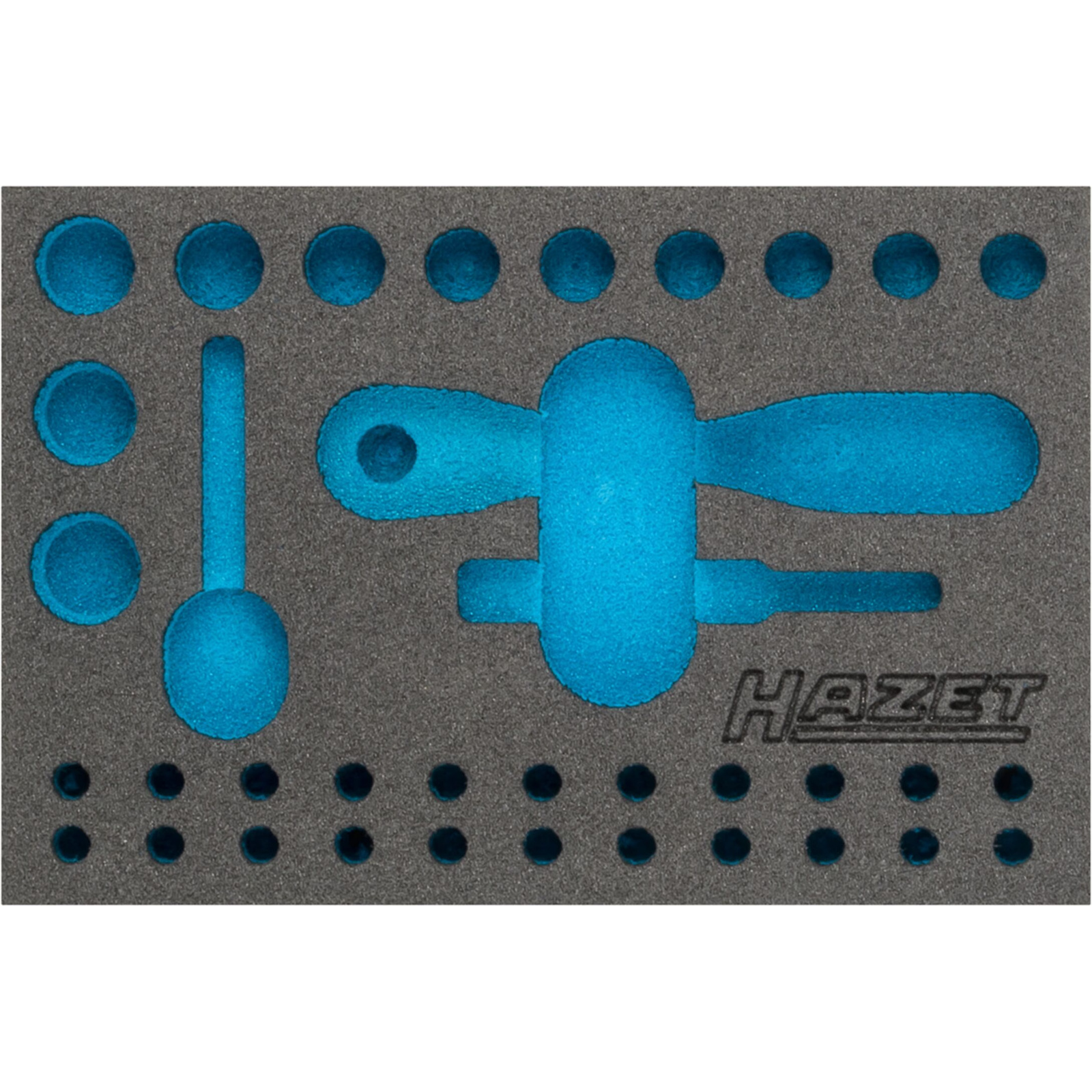 Garniture mousse souple bimatière 172 x 114 mm Safety-Insert-System vide HAZET - 163-341L