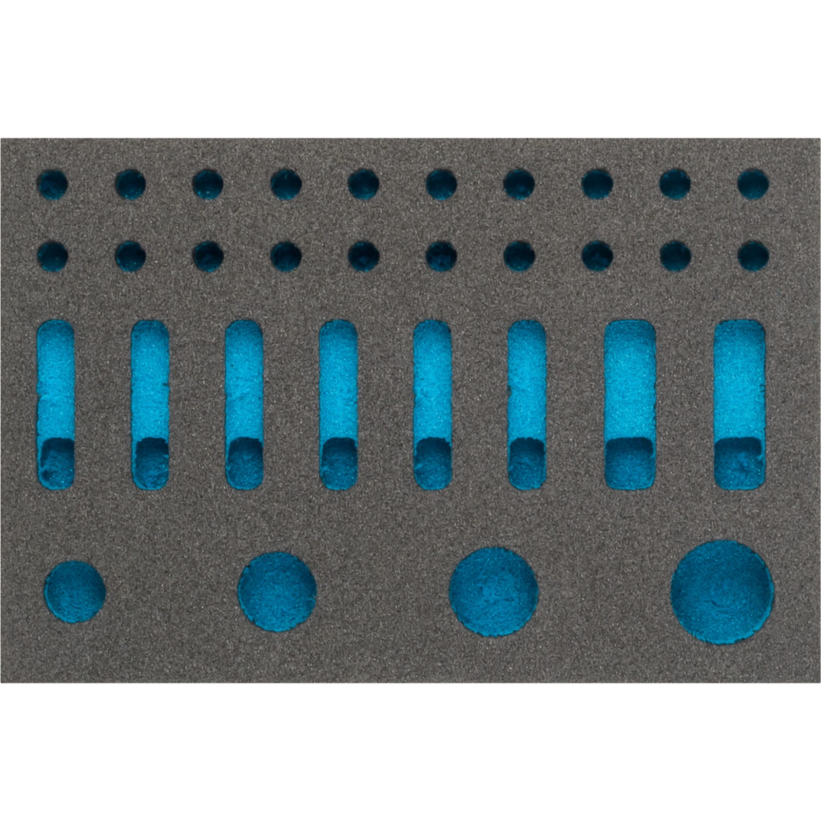 Garniture mousse souple bimatière 172 x 114 mm vide Safety-Insert-System pour 1557/32 HAZET - 163-346L