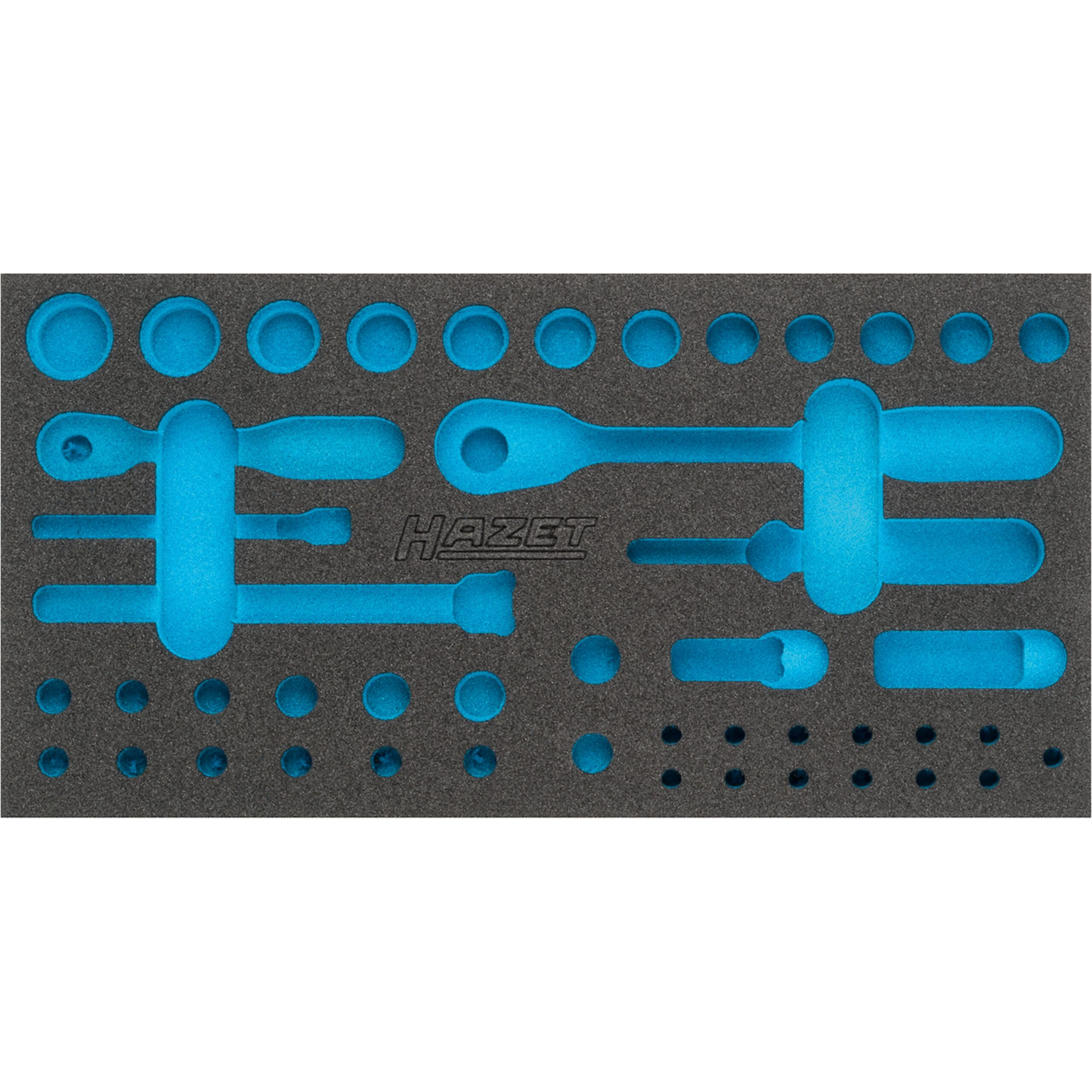 Garniture mousse souple bimatière 342 x 172 mm Safety-Insert-System vide HAZET - 163-351L