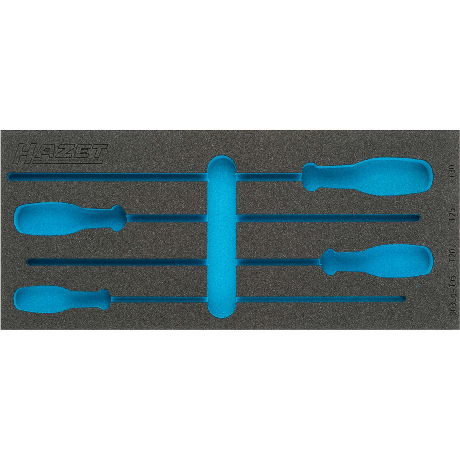 Garniture mousse souple bimatière 392 x 172 mm Safety-Insert-System vide HAZET - 163-380L