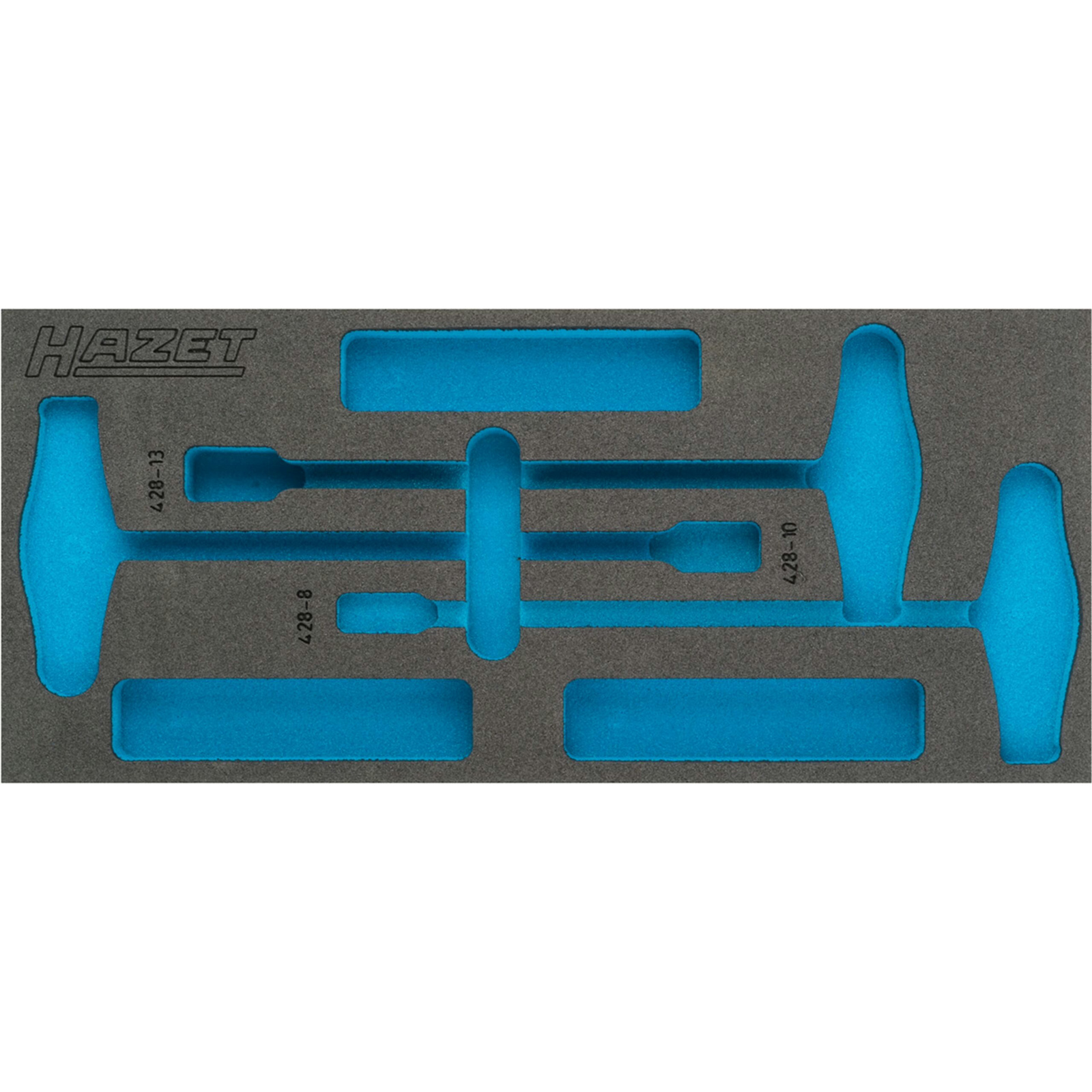 Garniture mousse souple bimatière 392 x 172 mm vide HAZET - 163-382L