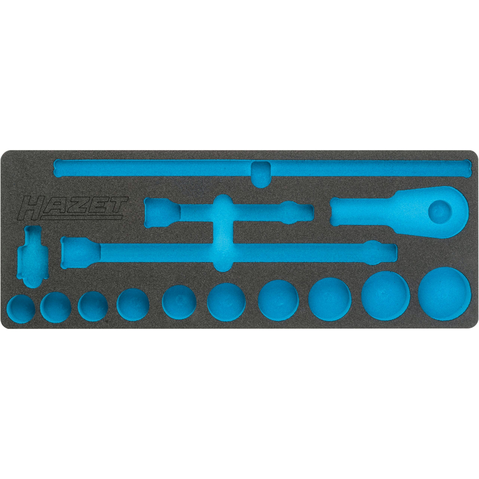Garniture mousse souple bimatière 570 x 220 mm Safety-Insert-System vide HAZET - 163-396L
