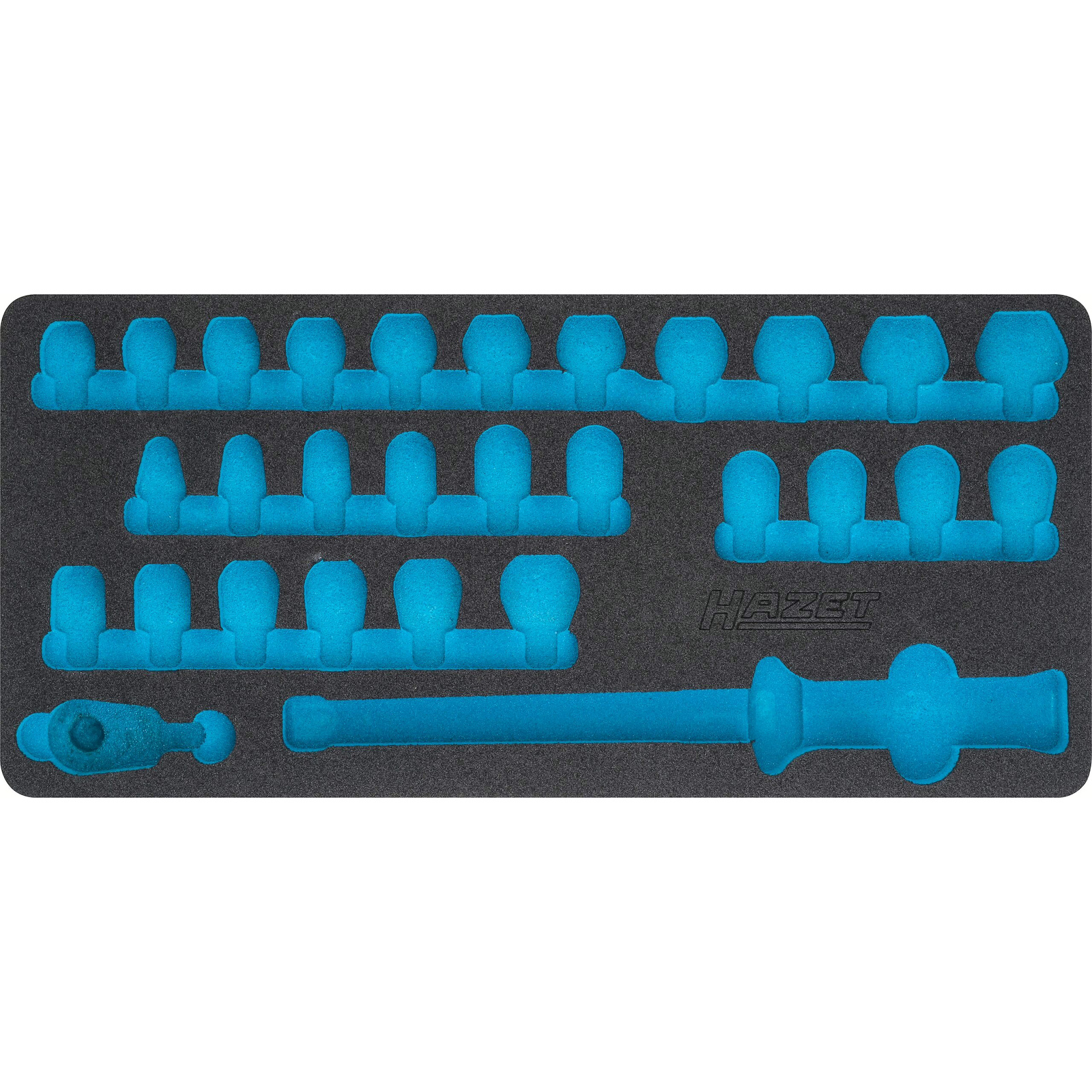 Garniture mousse souple bimatière 435 x 205 mm vide Safety-Insert-System pour 6290-1CT/29 HAZET - 163-420L