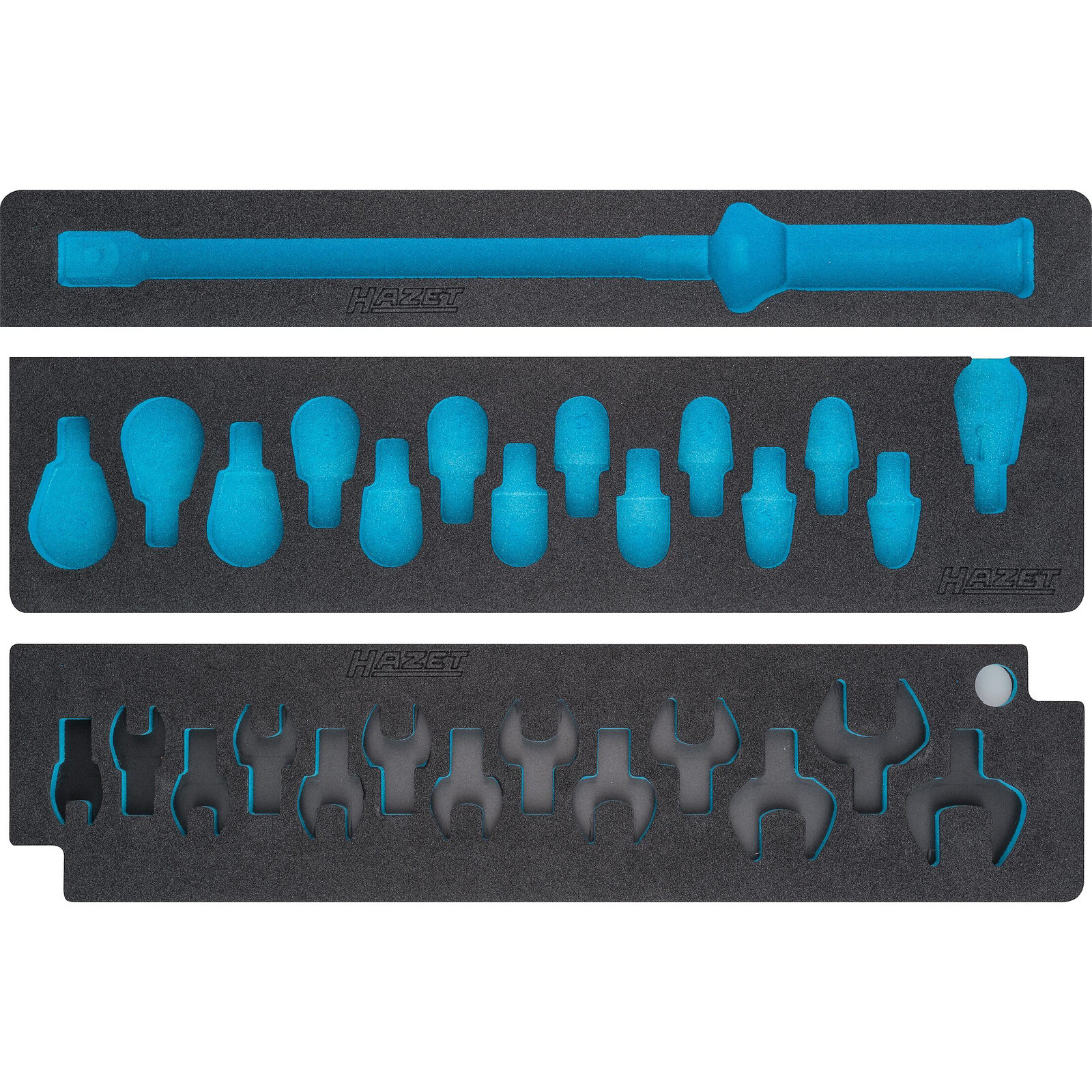 Garniture mousse souple bimatière Safety-Insert-System vide pour 6292-1CT/28 HAZET - 163-421L