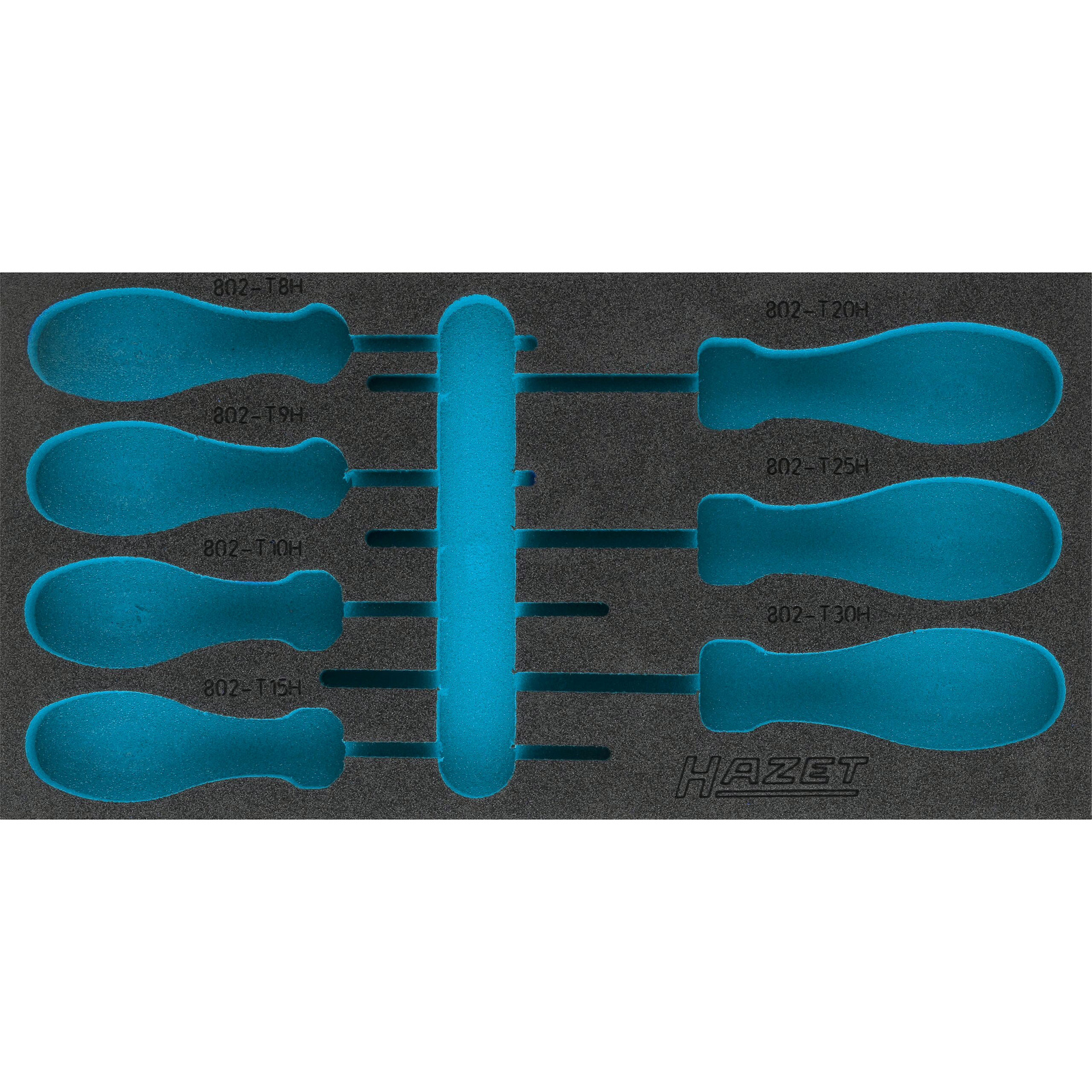 Garniture mousse souple bimatière 342 x 172 mm Safety-Insert-System vide HAZET - 163-422L