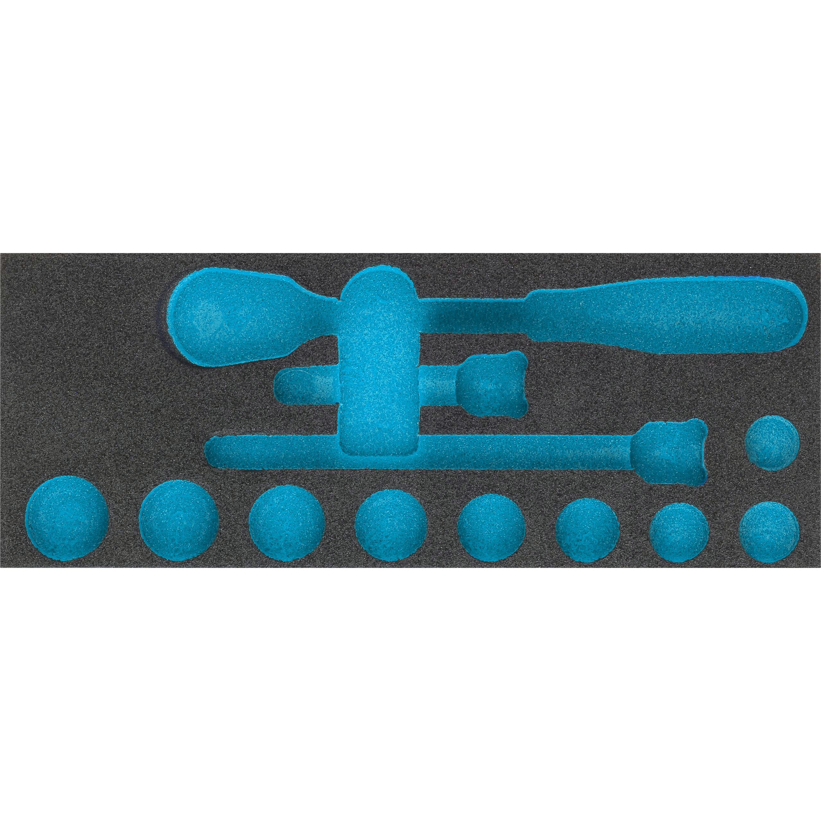 Garniture mousse souple bimatière Safety-Insert-System vide HAZET - 163-454L