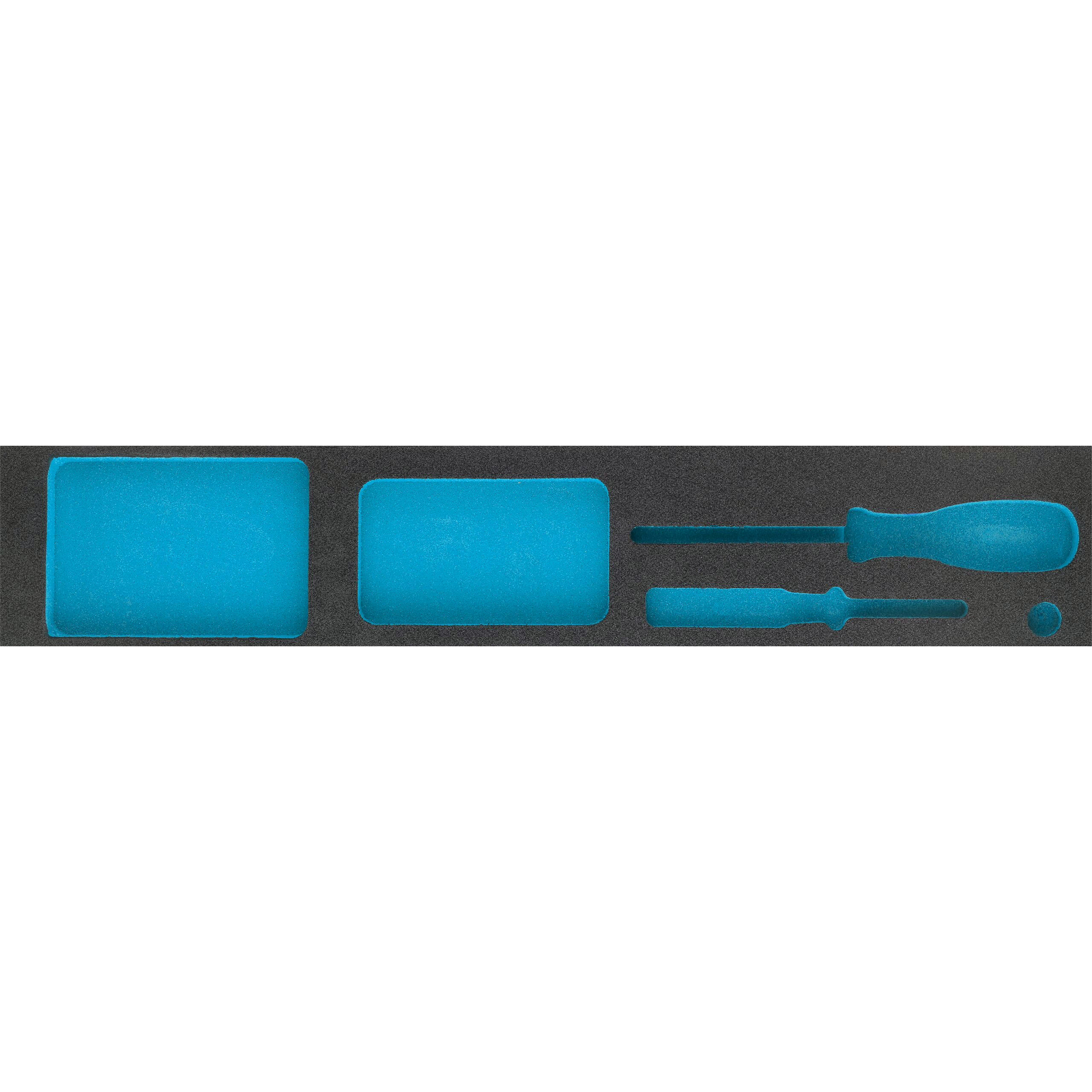 Garniture mousse souple bimatière Safety-Insert-System vide pour servante ou établi HAZET - 163-455L