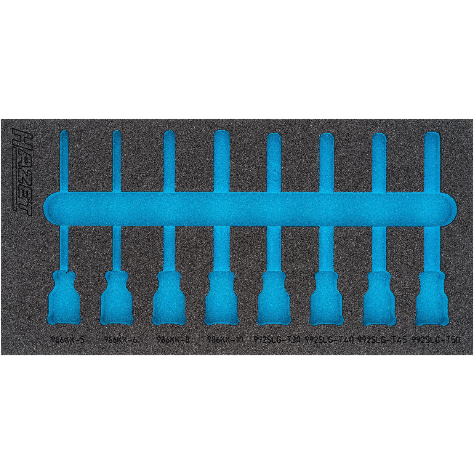 Garniture mousse souple bimatière 342 x 172 mm Safety-Insert-System vide HAZET - 163-468L