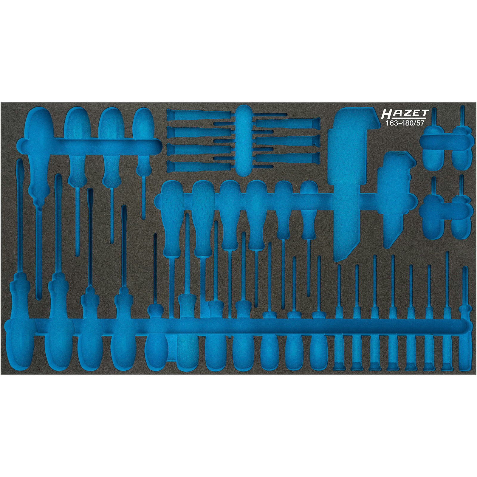 Garniture mousse souple bimatière 691 x 392 mm vide pour servante HAZET - 163-480L