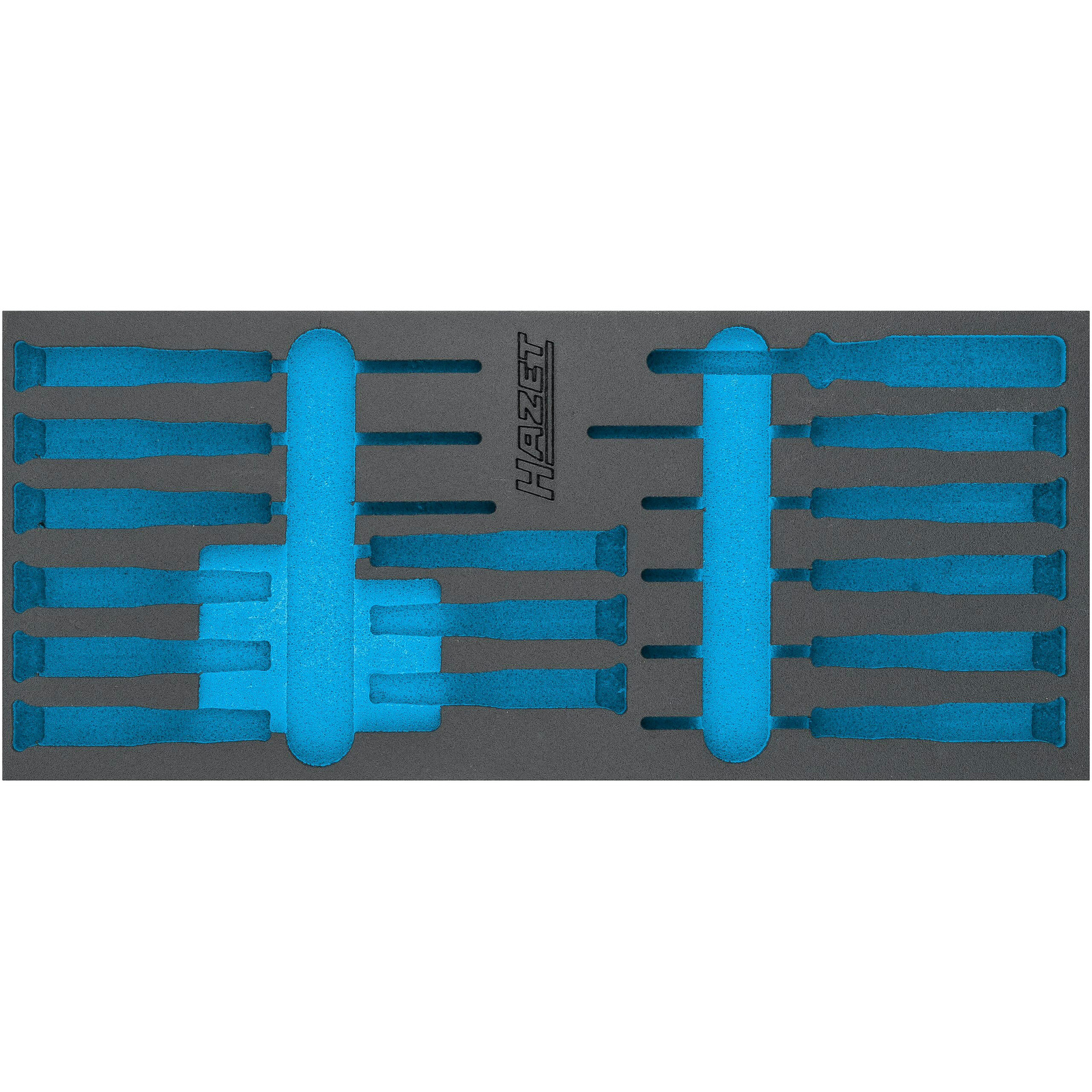 Garniture mousse souple bimatière 392 x 172 mm Safety-Insert-System vide HAZET - 163-517L
