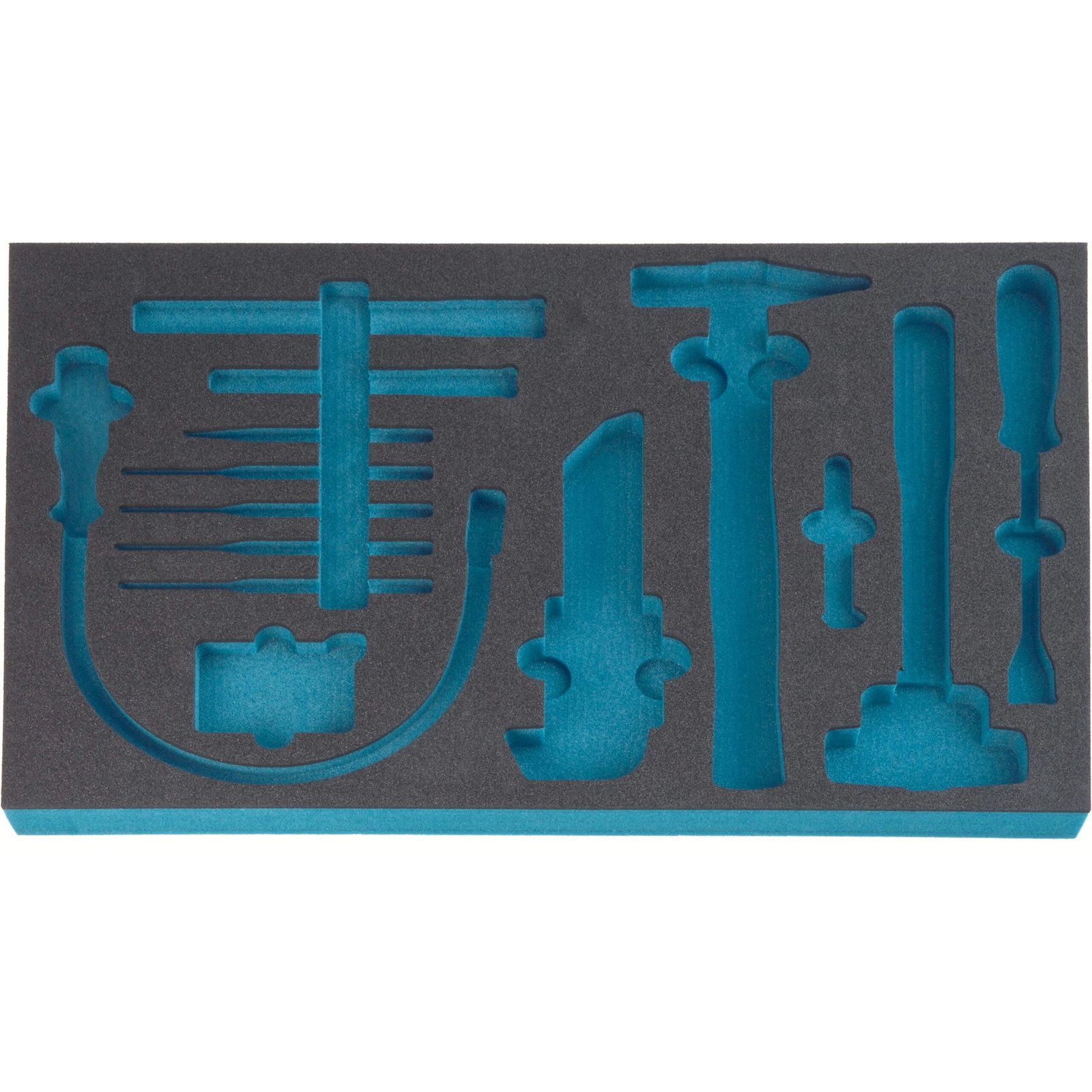 Garniture mousse souple bimatière 519 x 342 mm Safety-Insert-System vide HAZET - 163-60L