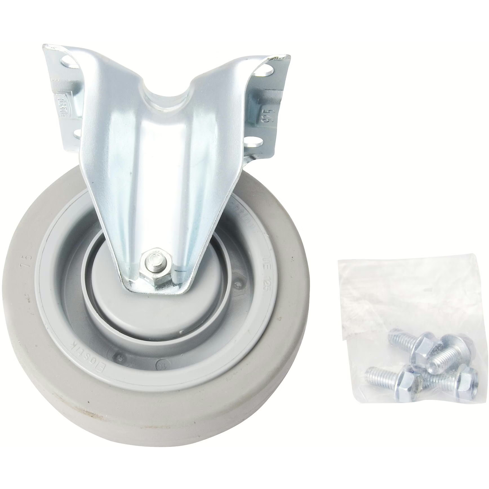 Galet fixe noir Ø 125 mm pour servantes d’atelier Hazet 179W-09 HAZET - 179W-09