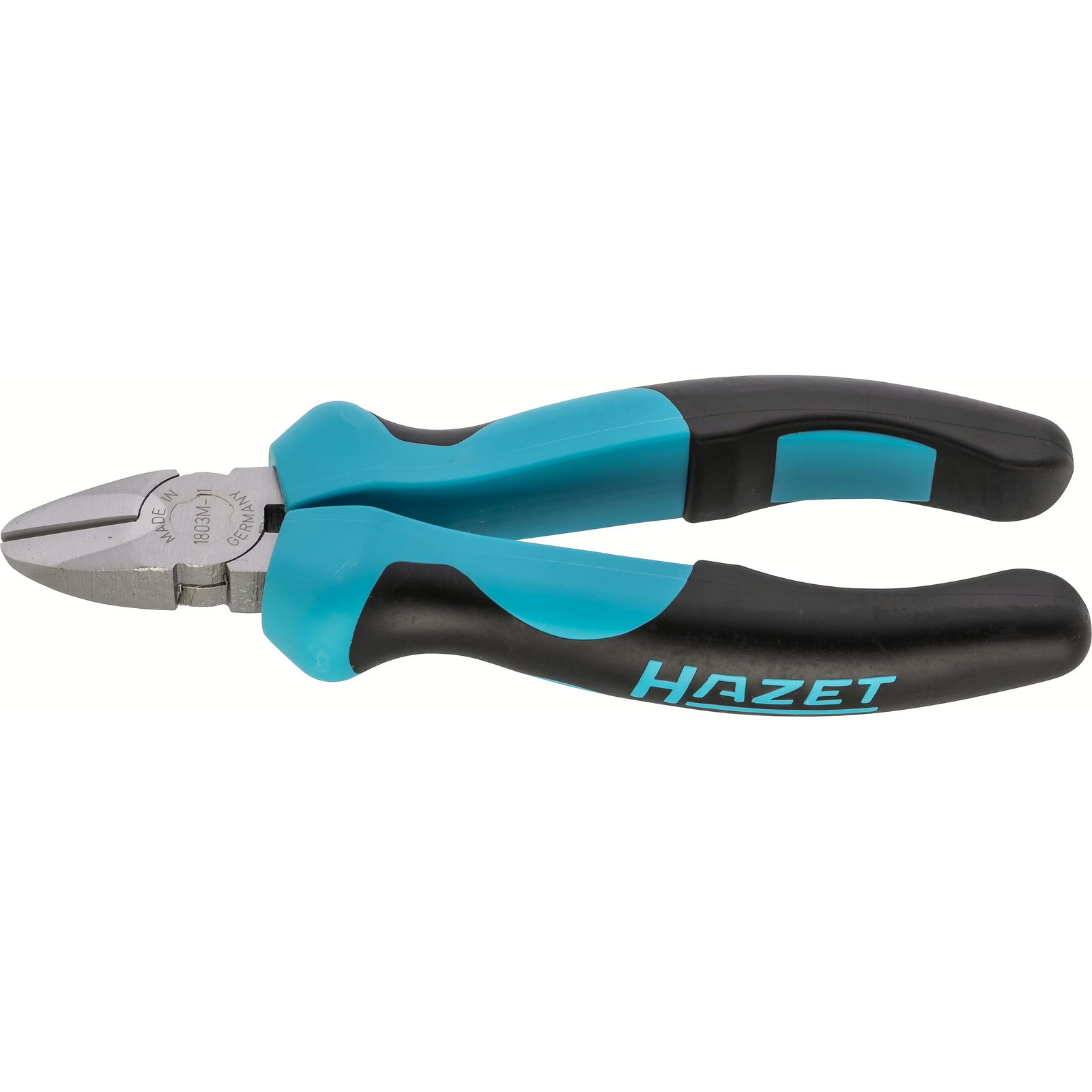 Pince coupante diagonale 145 mm manches bimatières bleu/noir HAZET - 1803M-11