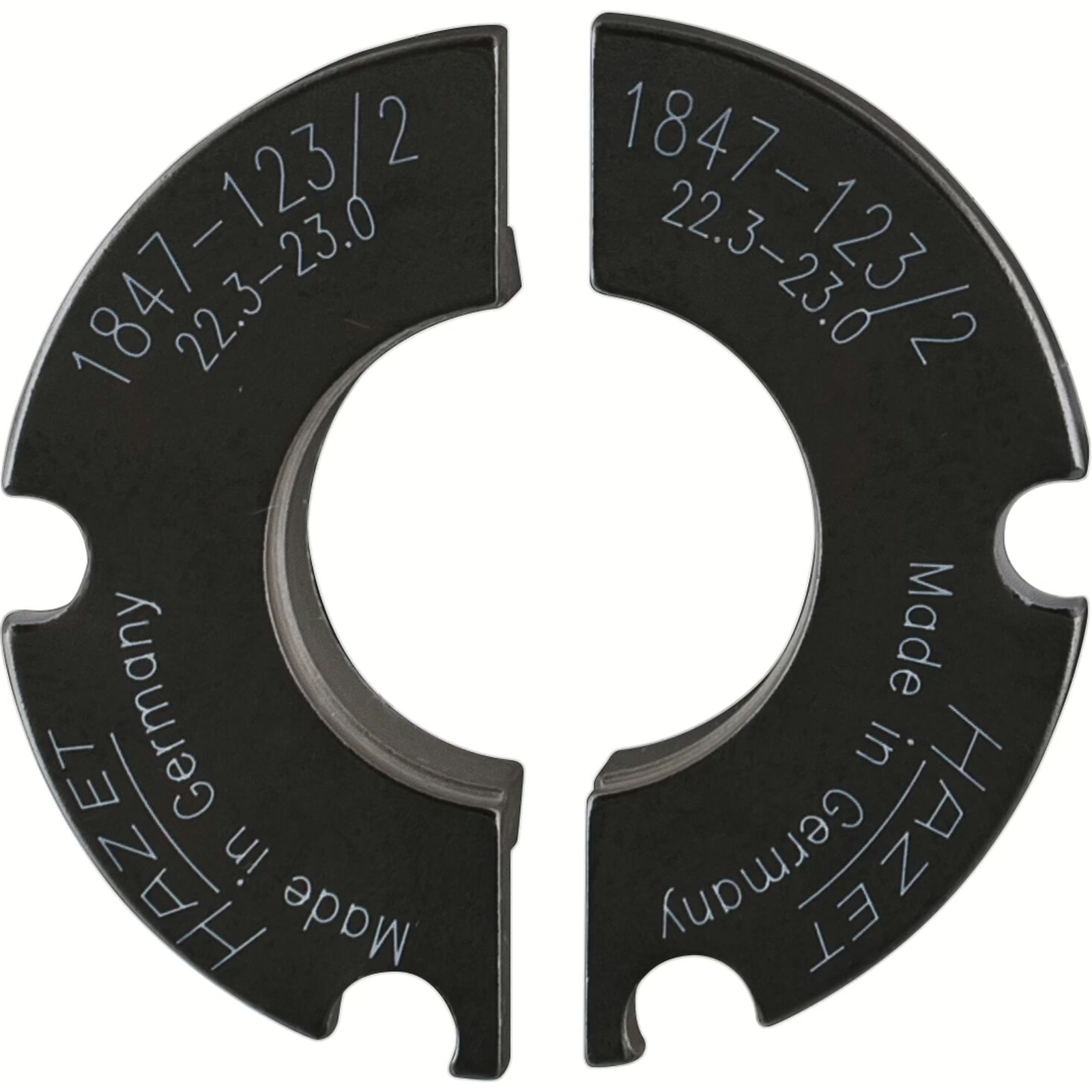 Paire de demi-coques Ø 22,3–23 mm HAZET - 1847-123/2