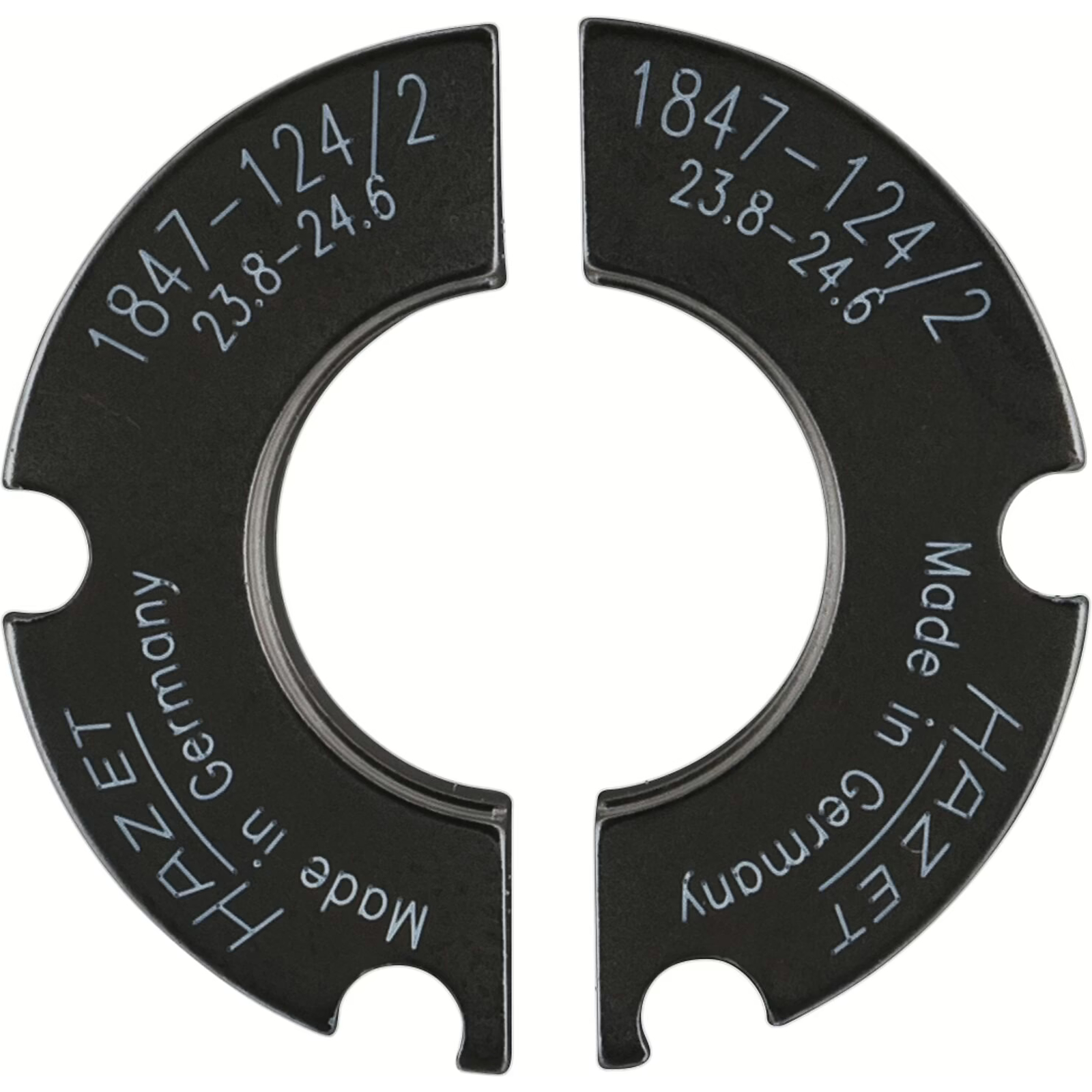 Paire de demi-coques Ø23,8–24,6 mm HAZET - 1847-124/2