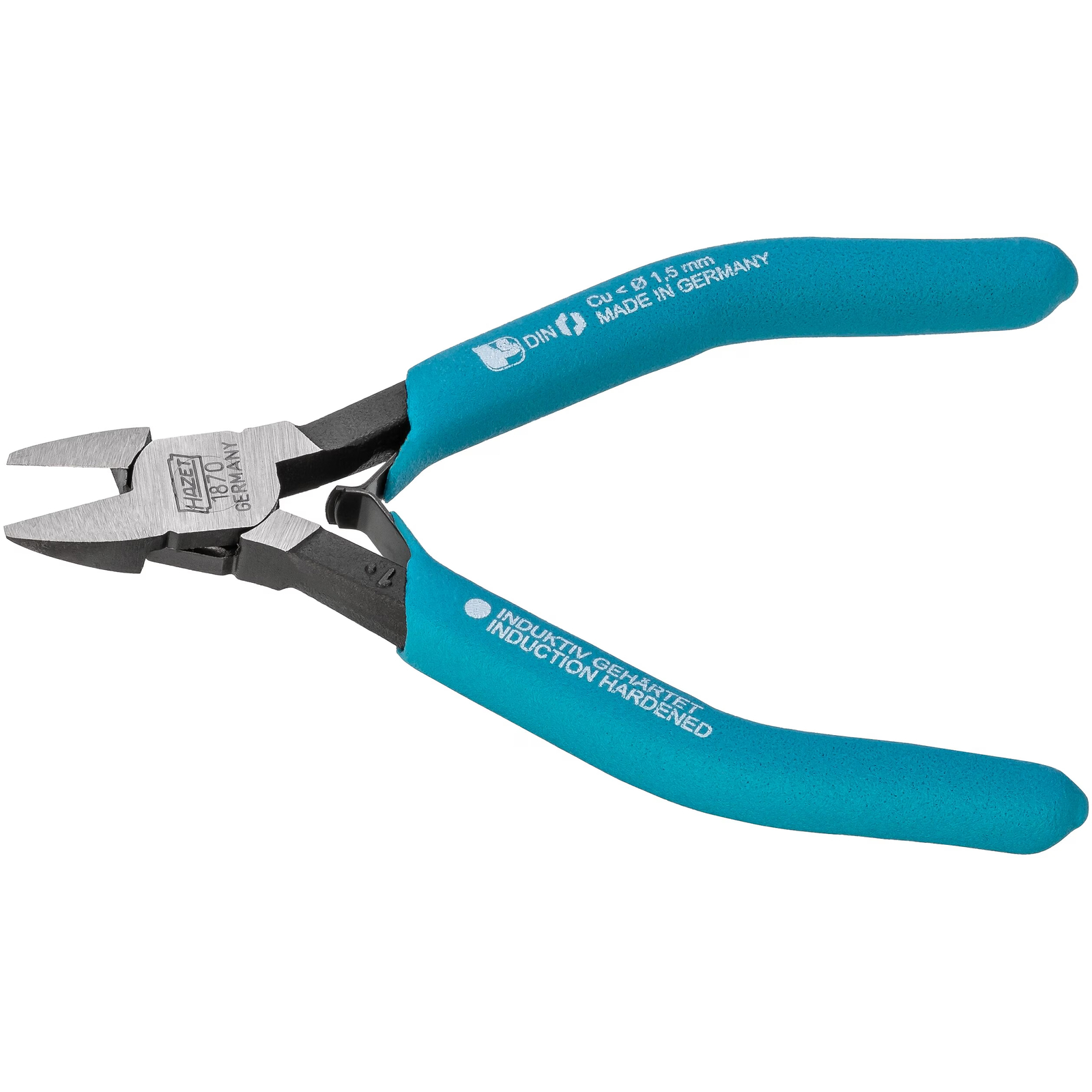 Pince coupante diagonale fil cuivre 0,5-2 mm 113 mm manches bimatière HAZET - 1870