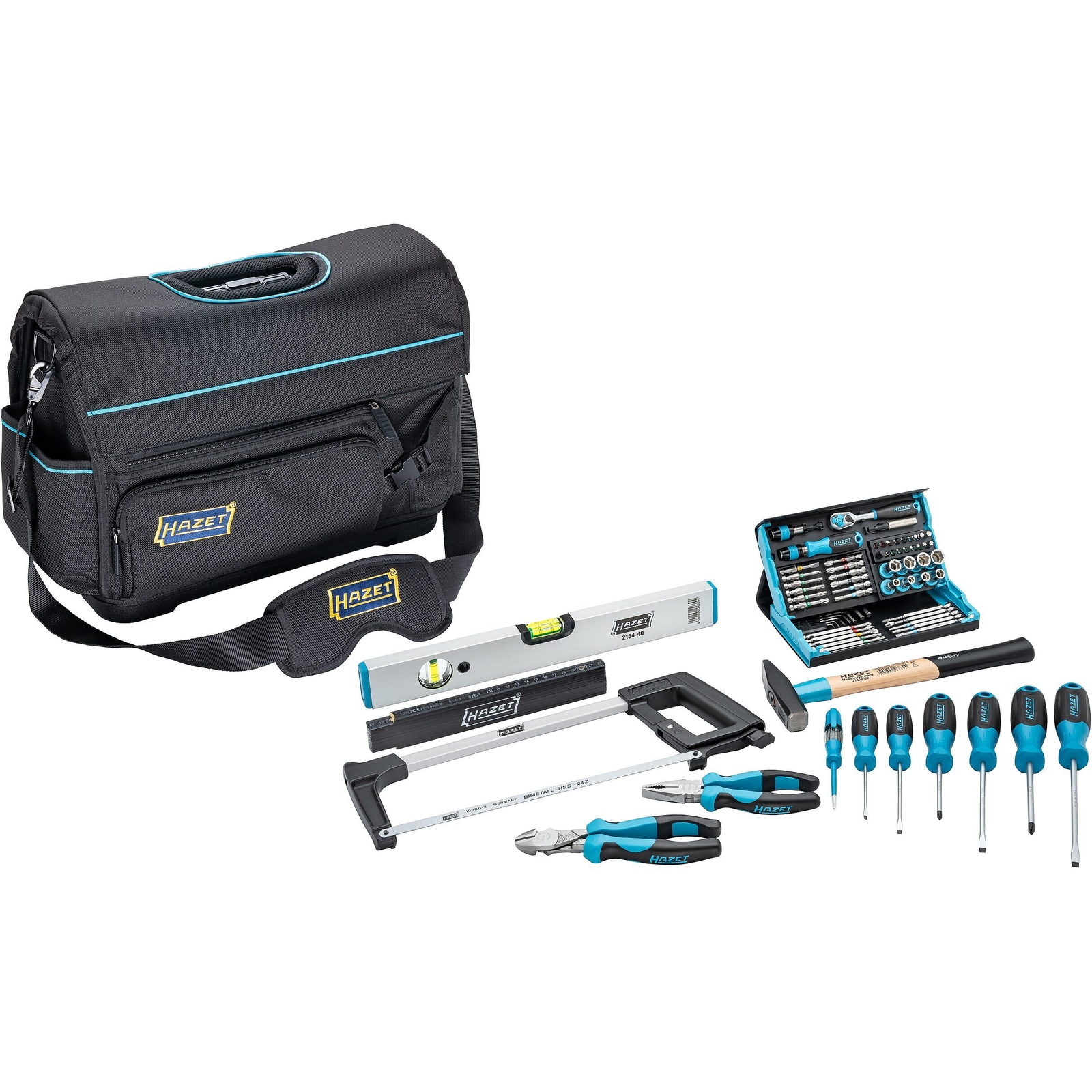 Sac à outils universel grand 73 pièces avec sac convertible caisse à outils HAZET - 191T-6/73