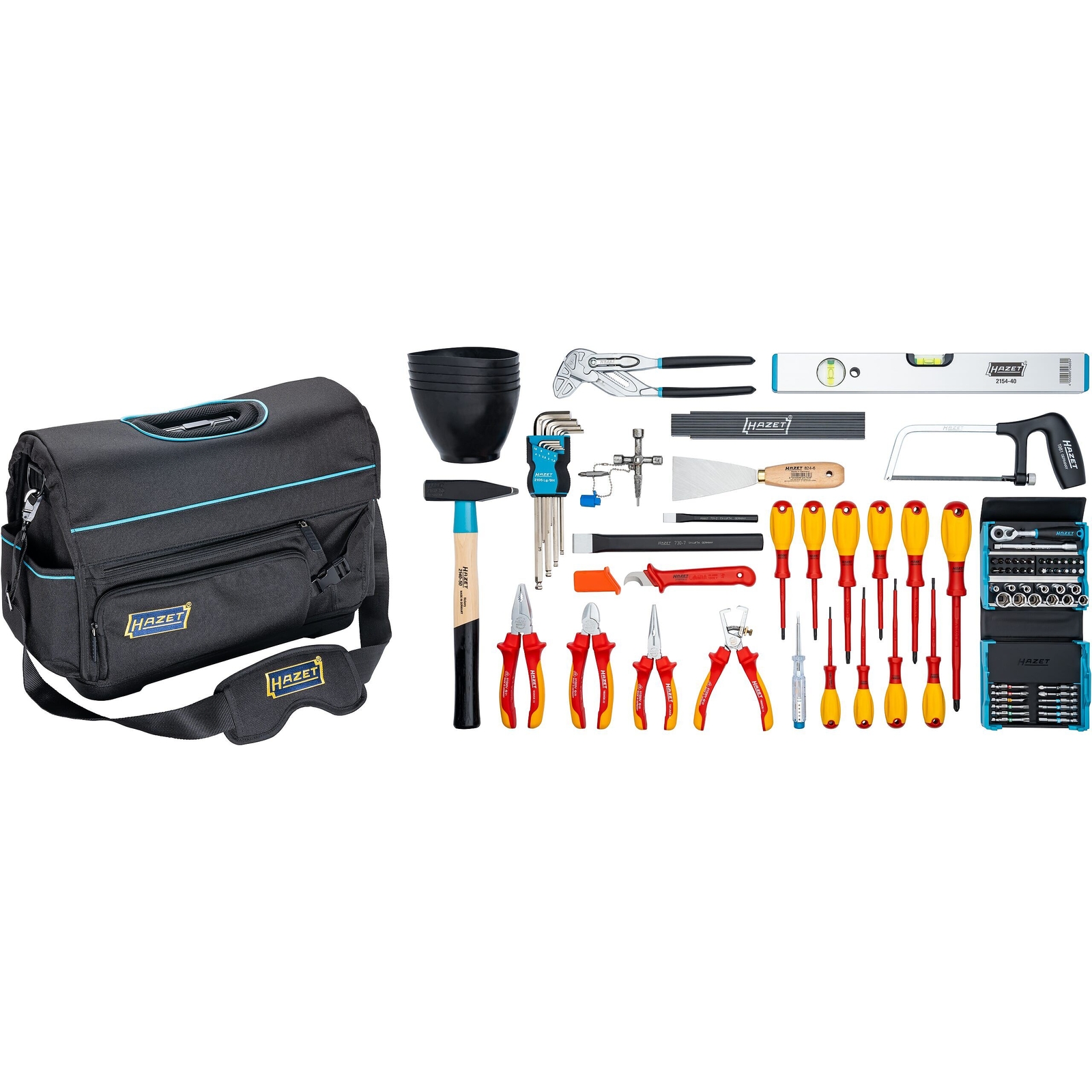 Sac à outils universel grand 89 pièces avec couvercle amovible HAZET - 191T-6/89