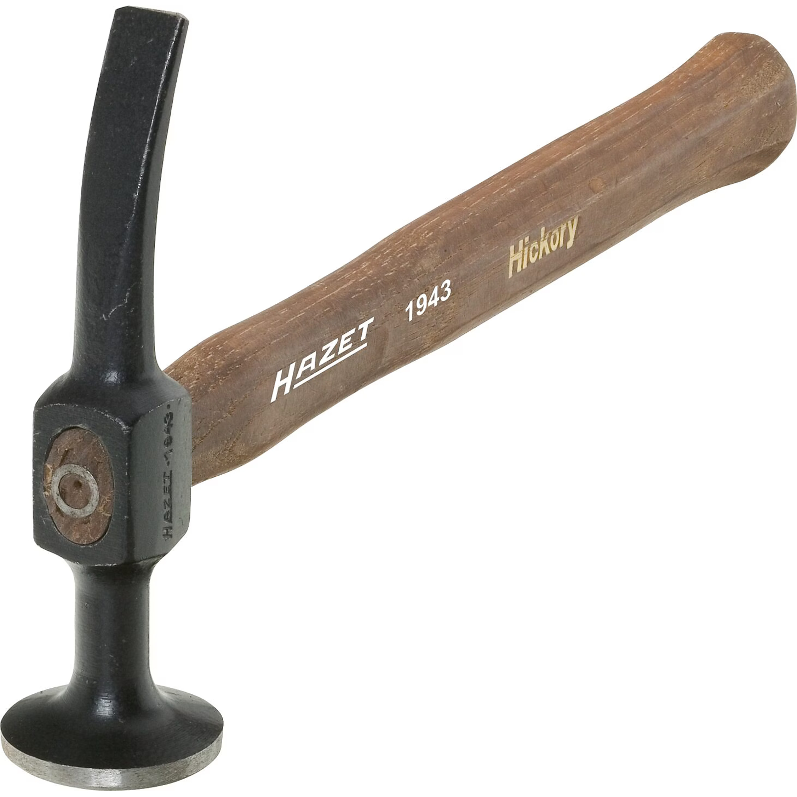 Marteau à débosseler 309 mm manche caryer face ronde et panne courbée HAZET - 1943